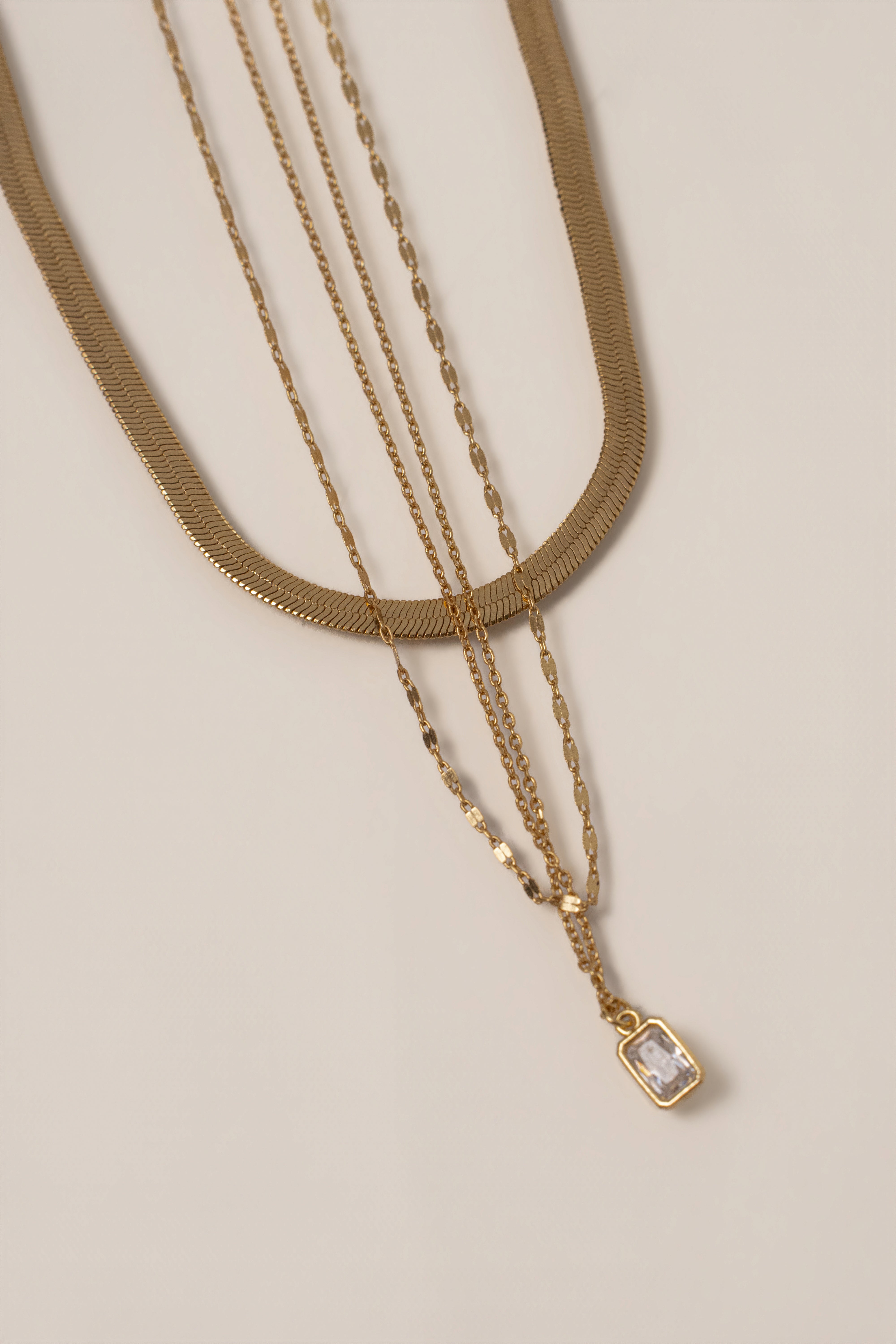 Gold Rio Layered Necklace - JLUXLABEL