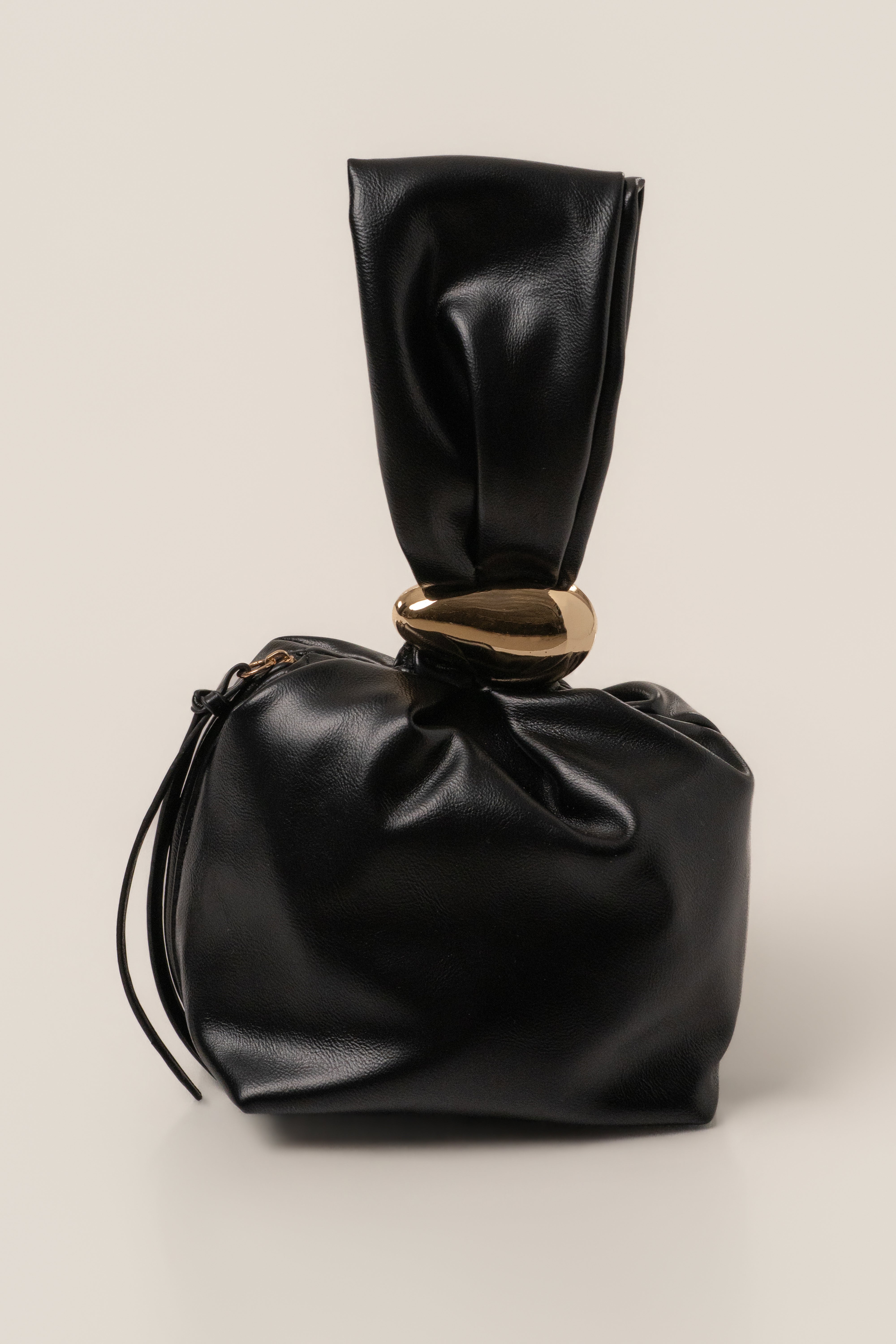 Black Frances Accent Handbag - JLUXLABEL