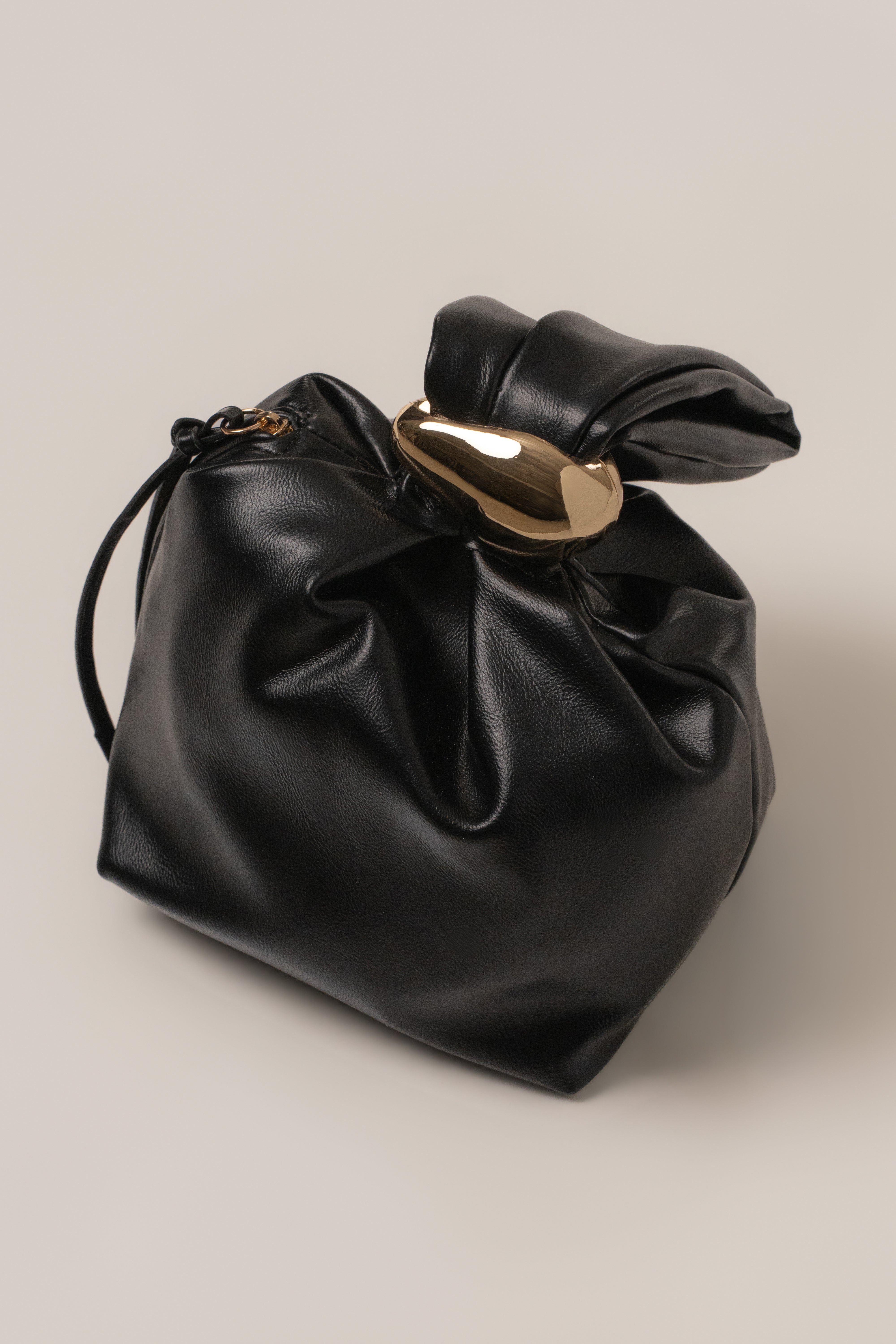 Black Frances Accent Handbag - JLUXLABEL