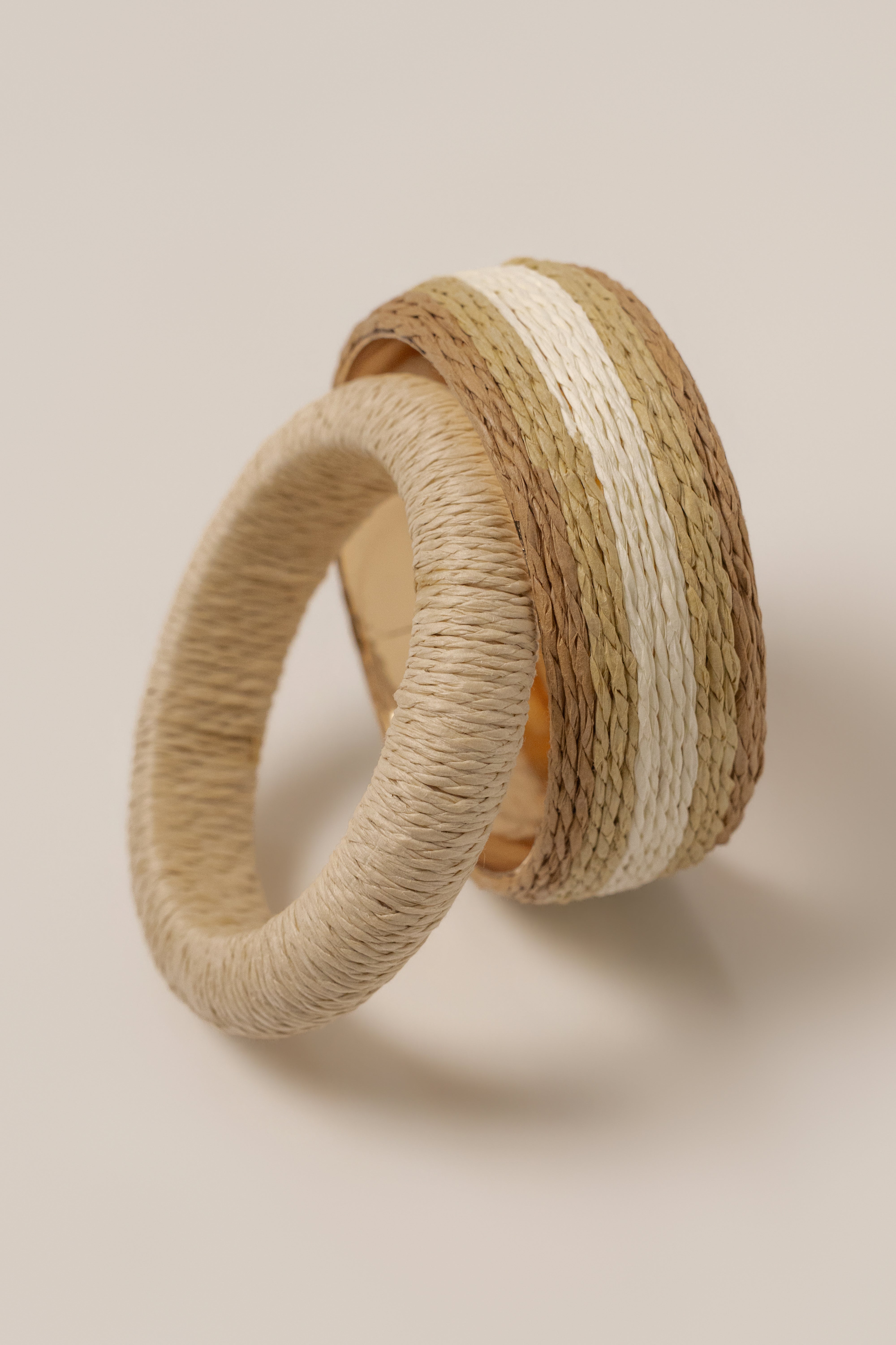 Natural Clear Coast Bangle Set - JLUXLABEL