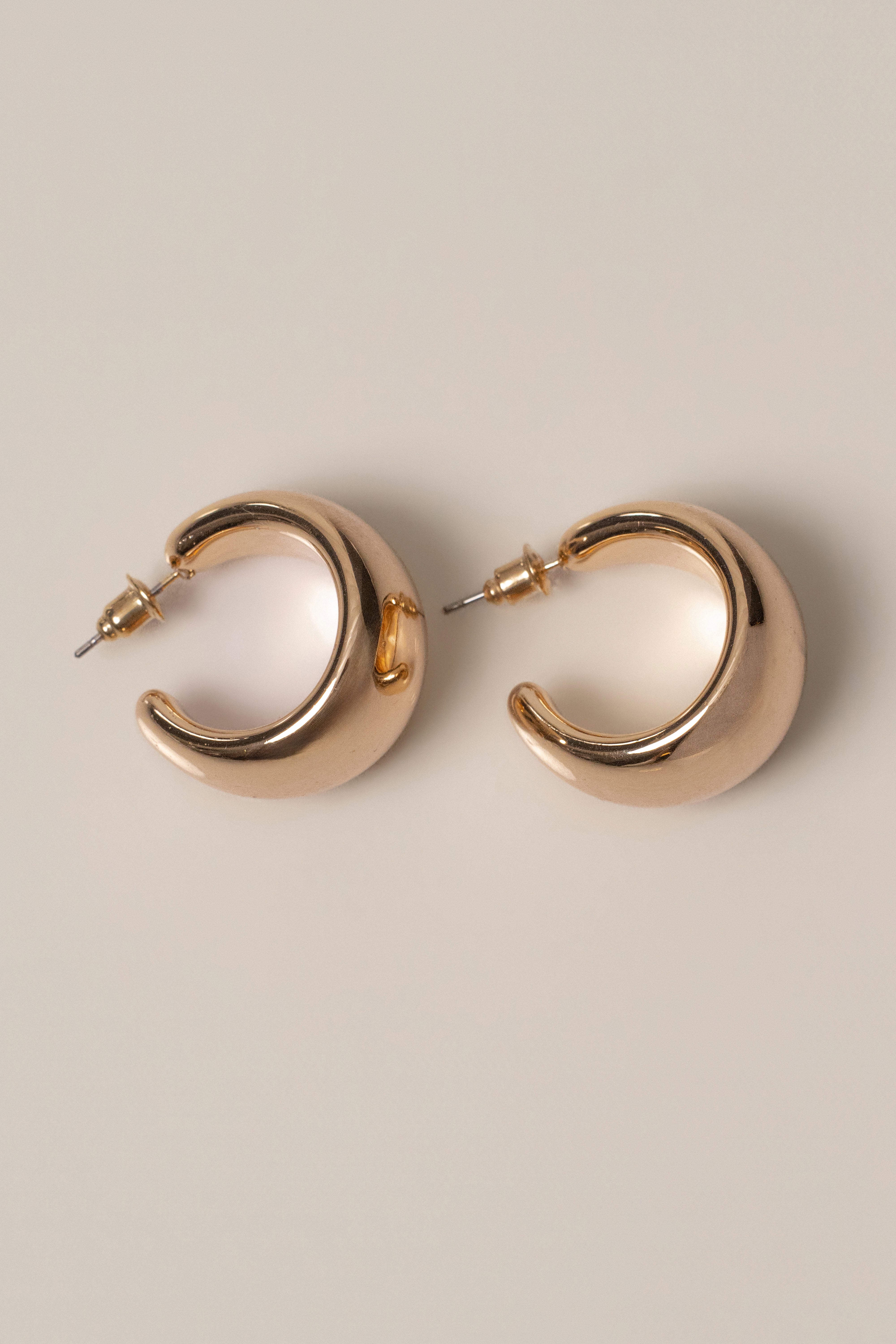 Gold Juliette Hoop Earrings - JLUXLABEL