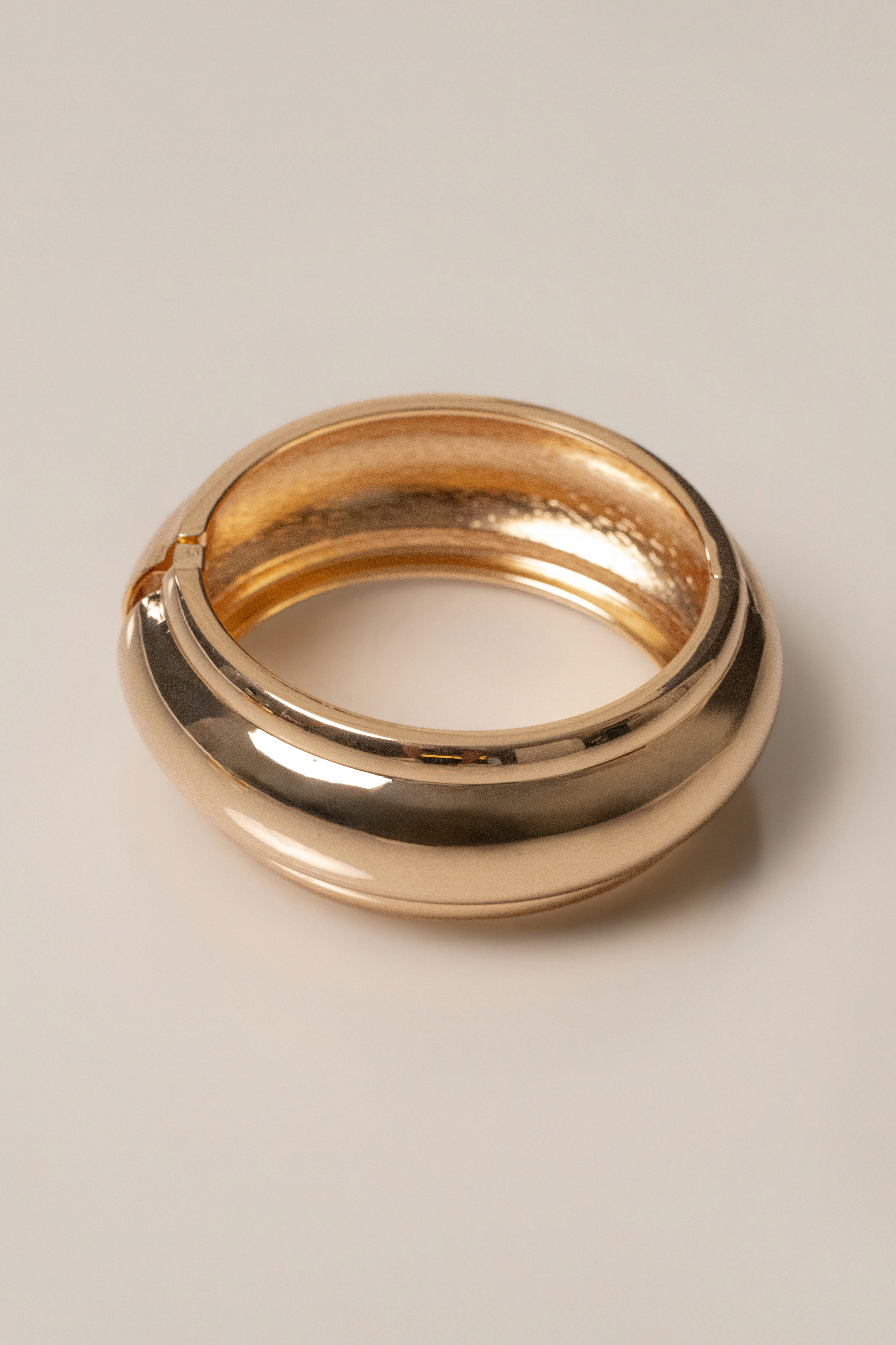 Gold Lucienne Hinge Bracelet - JLUXLABEL