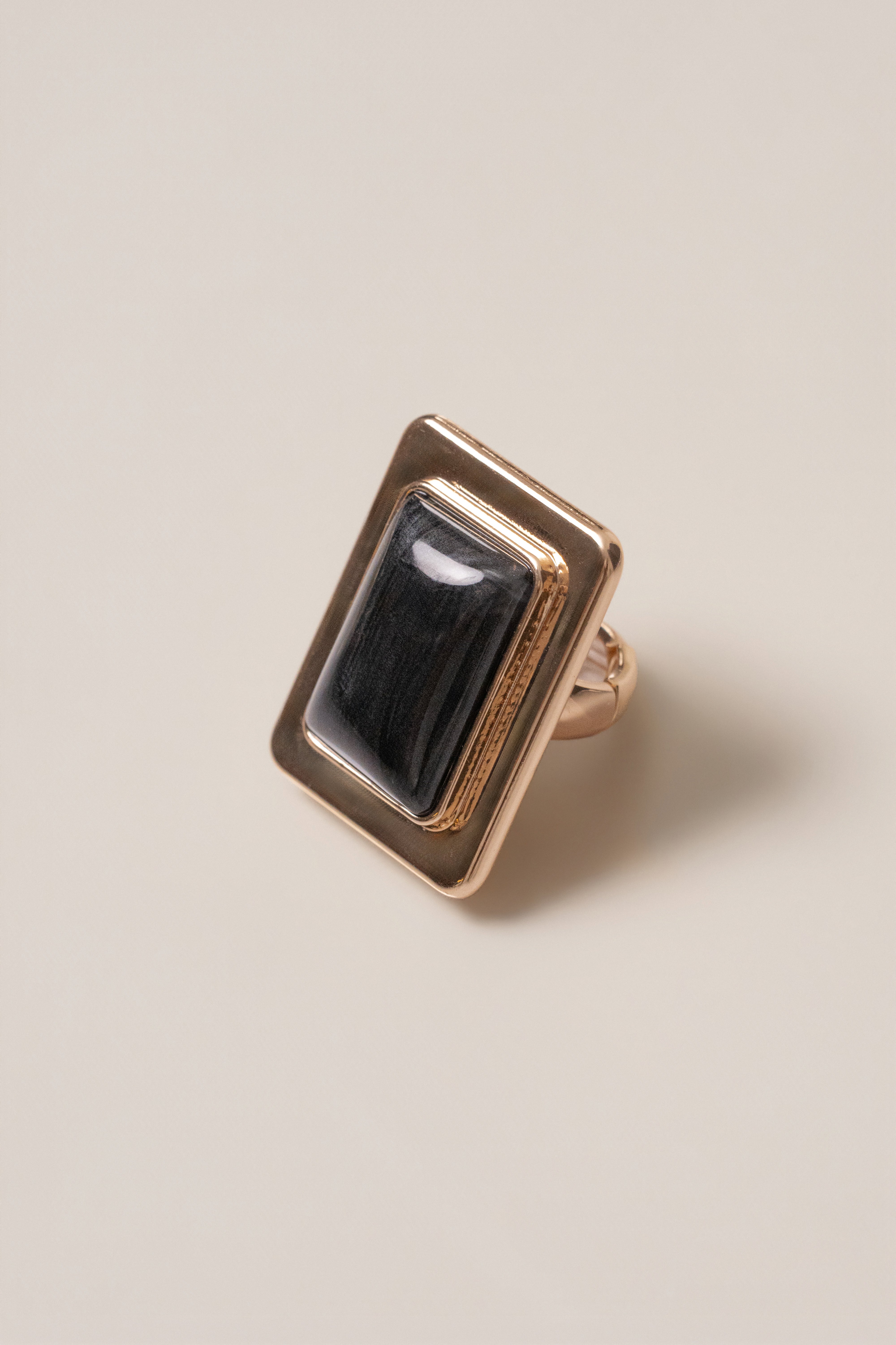 Black Society Frame Ring - JLUXLABEL