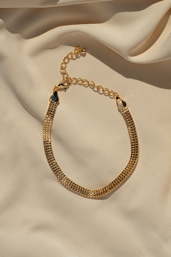 Gold Tori Chain Bracelet - JLUXLABEL