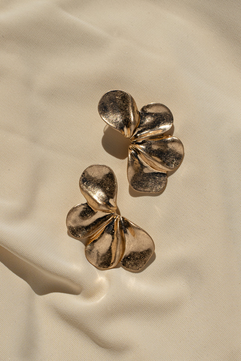 Gold Tropic Earrings - JLUXLABEL