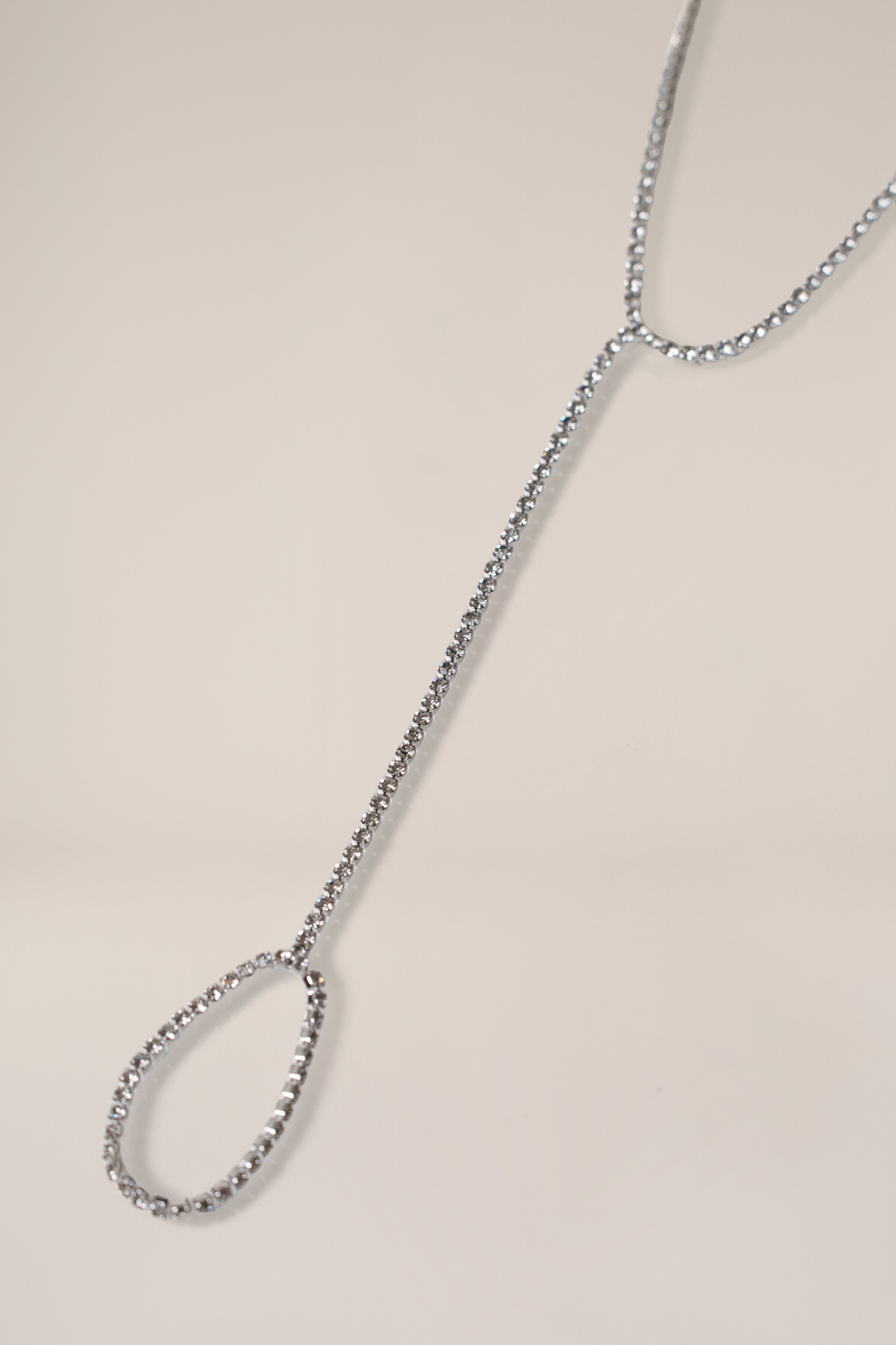 Silver Lumina Hand Chain