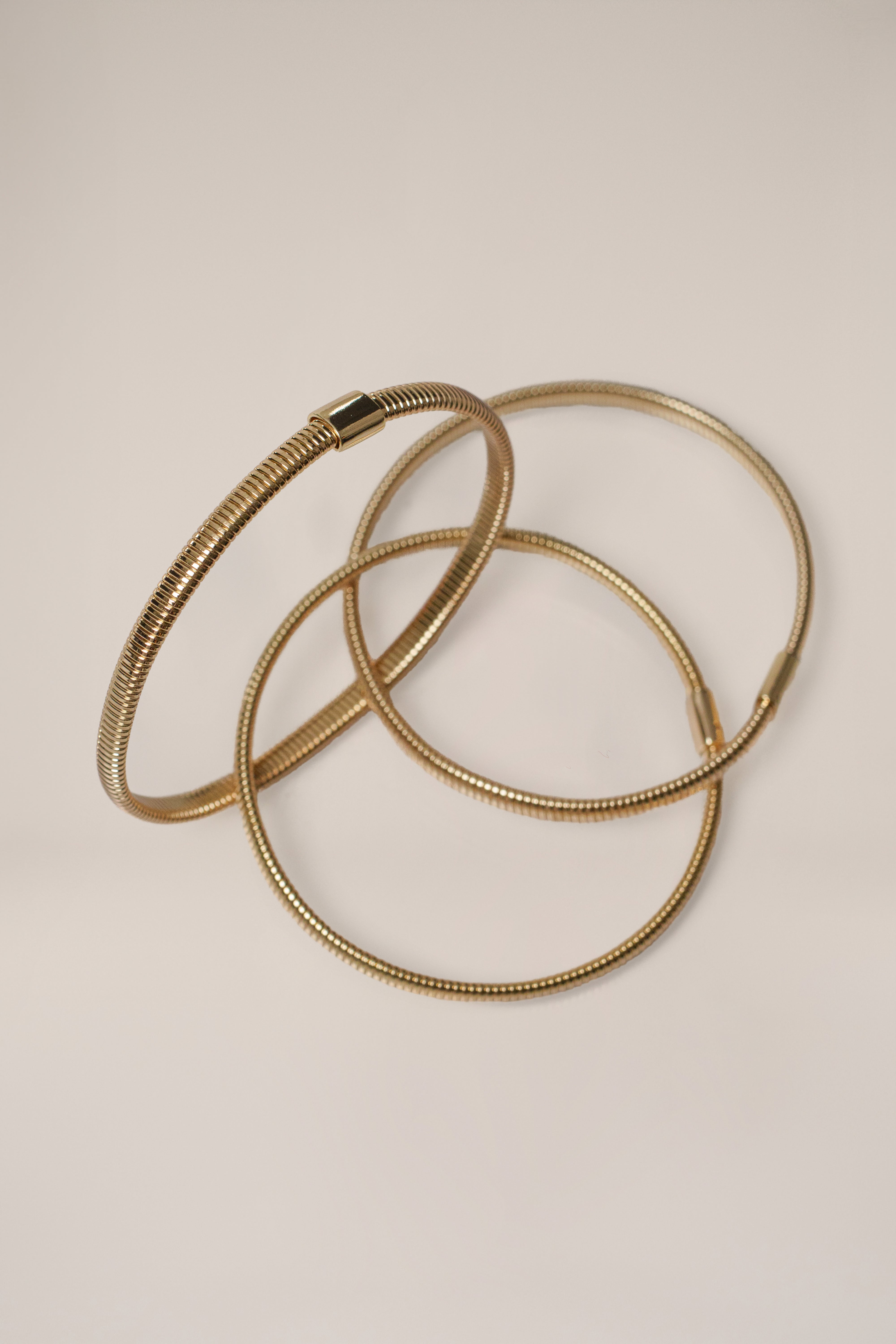 Gold  Elle Bracelet Set