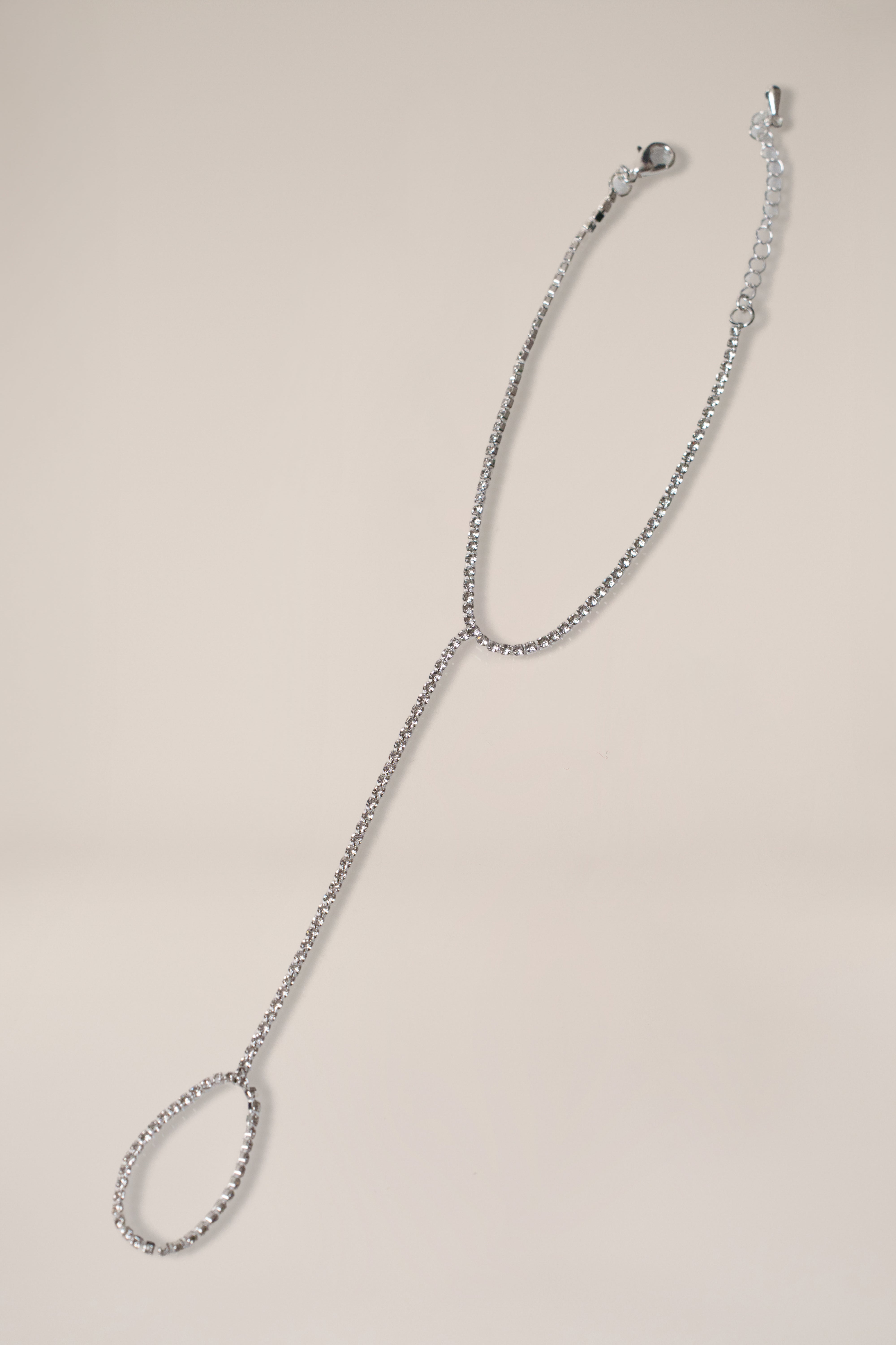 Silver Lumina Hand Chain