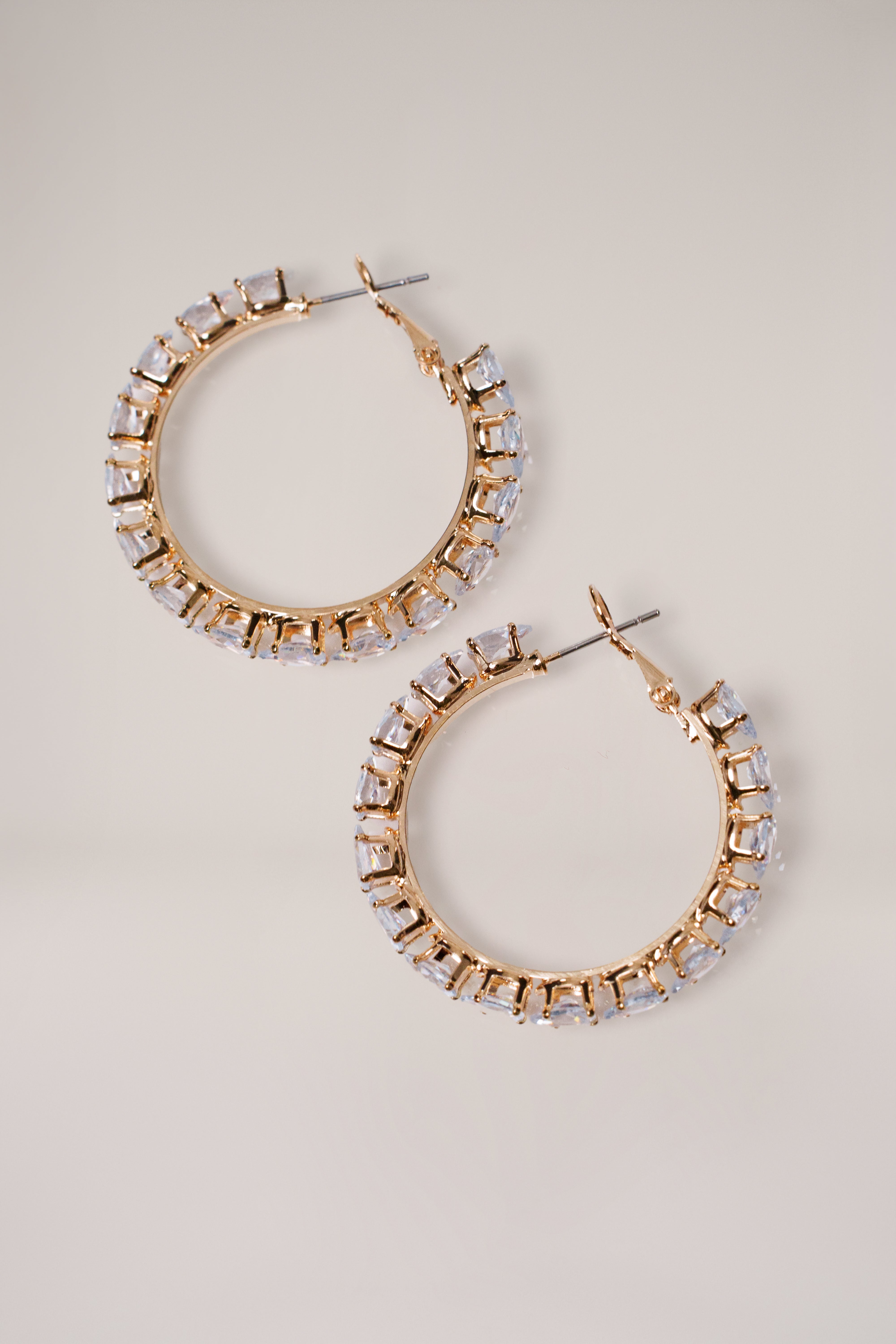 Gold Luminara Hoop Earrings