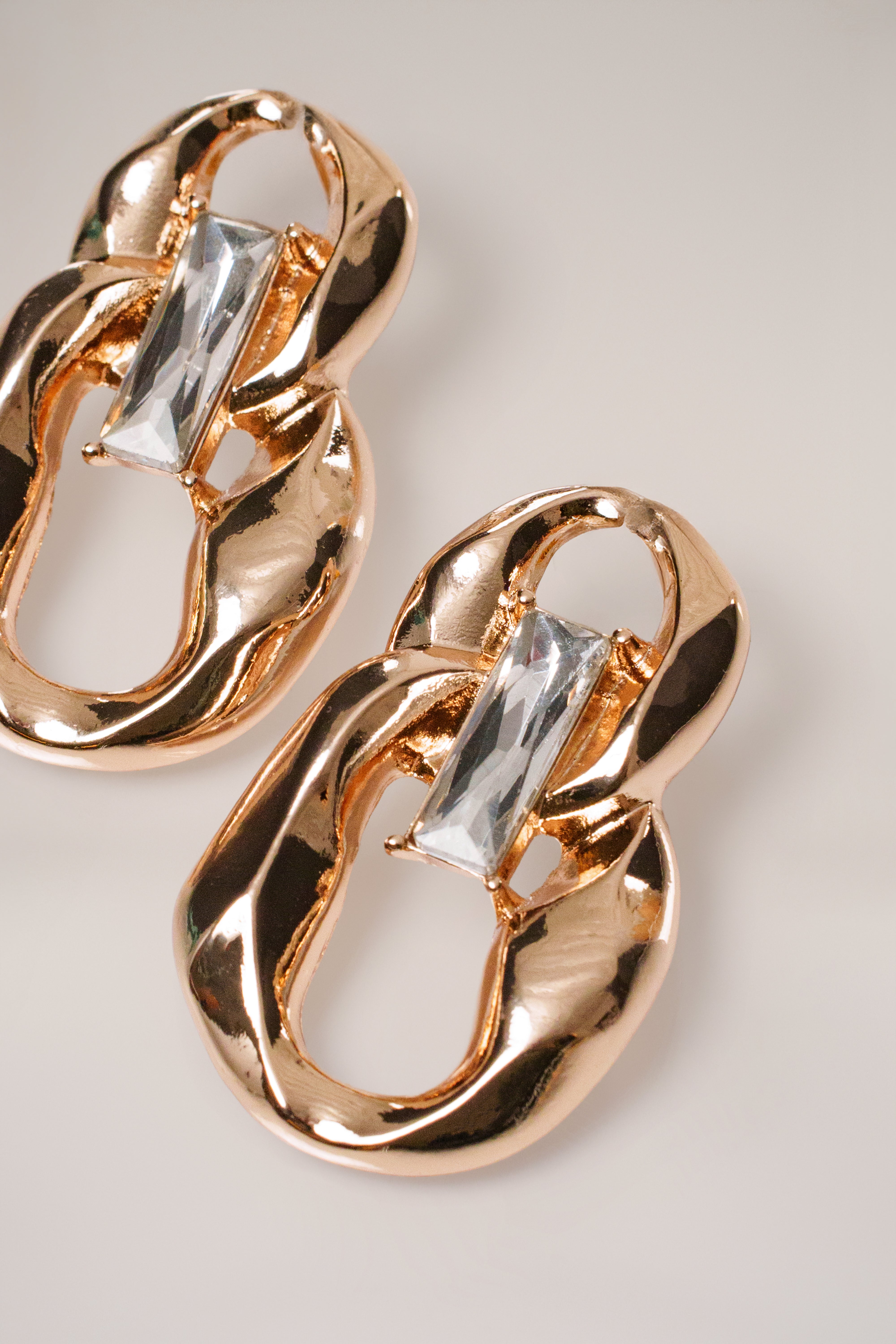 Gold Gilded Shine Earrings