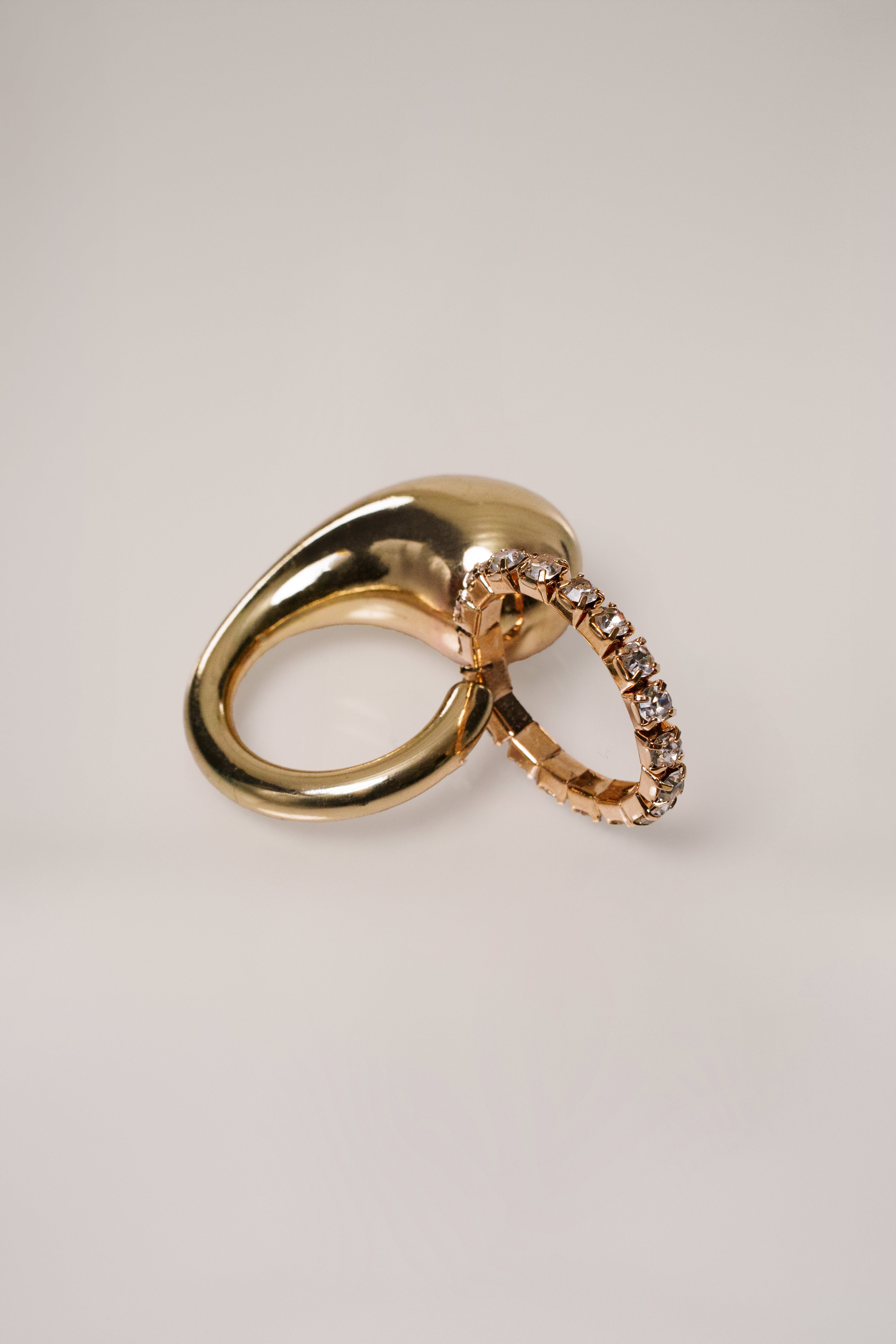 Gold Cassi Ring Set
