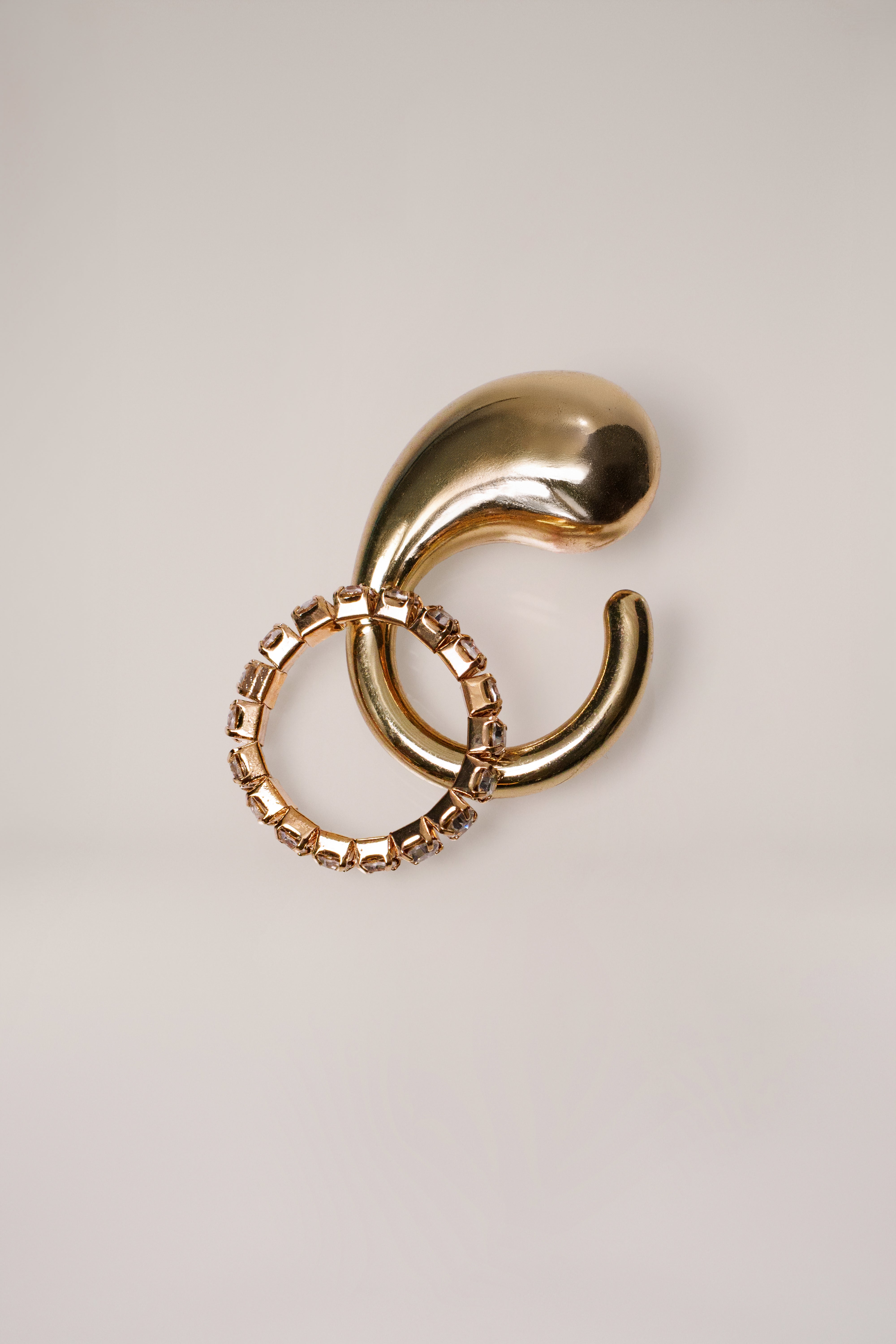 Gold Cassi Ring Set