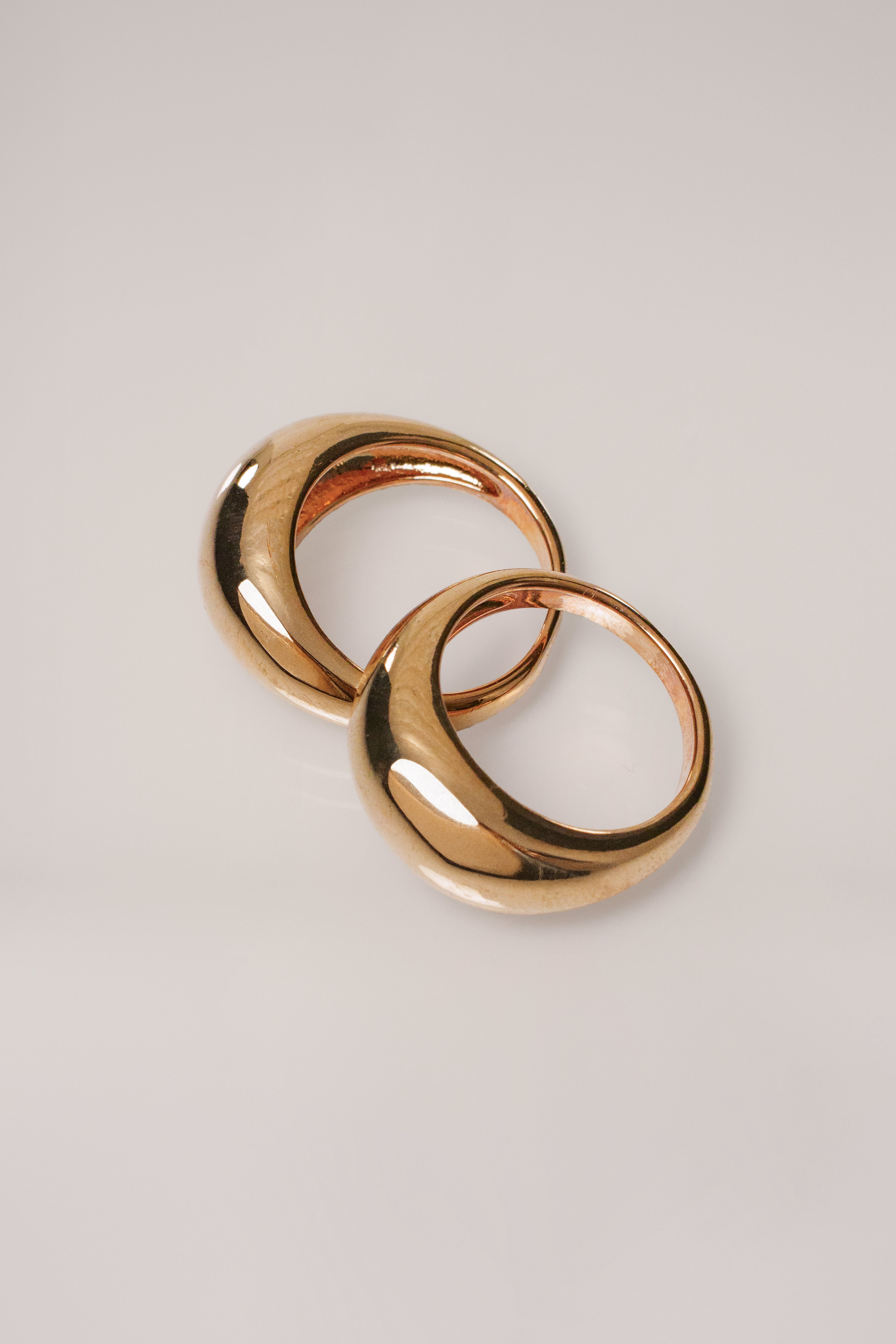 Gold Zia Ring Set