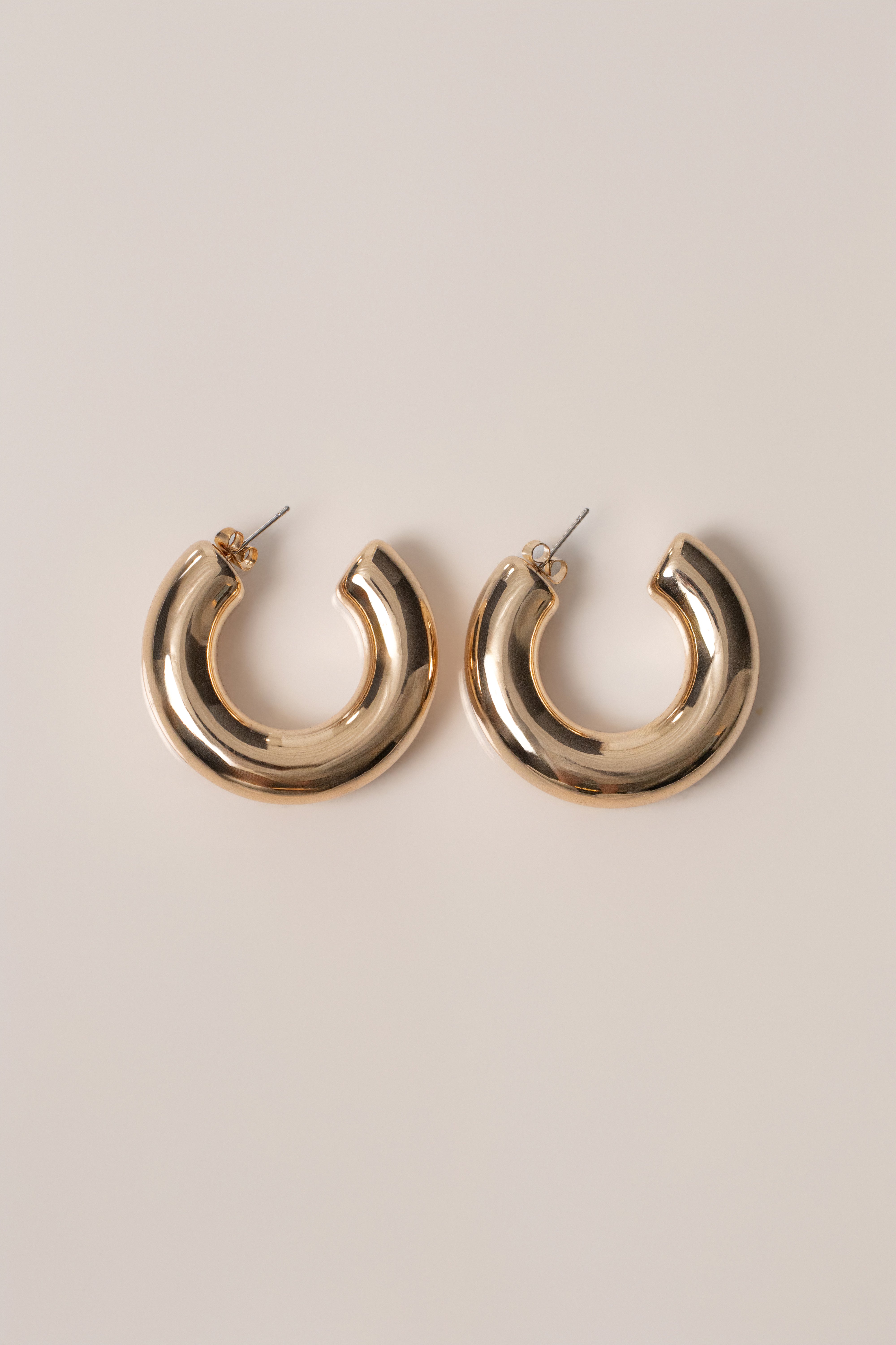 Gold Devon Hoop Earrings