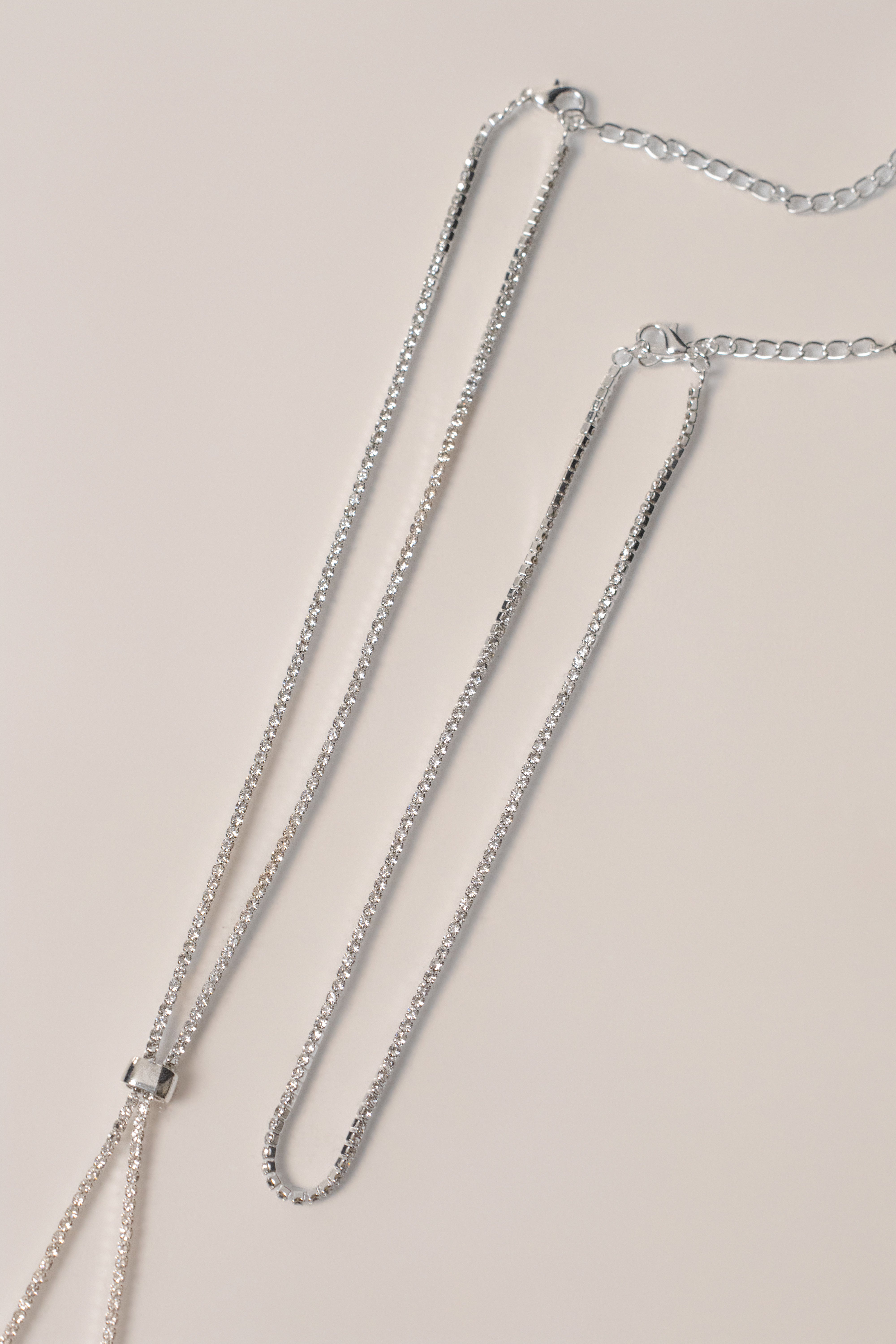 Silver  Arie Layered Necklace