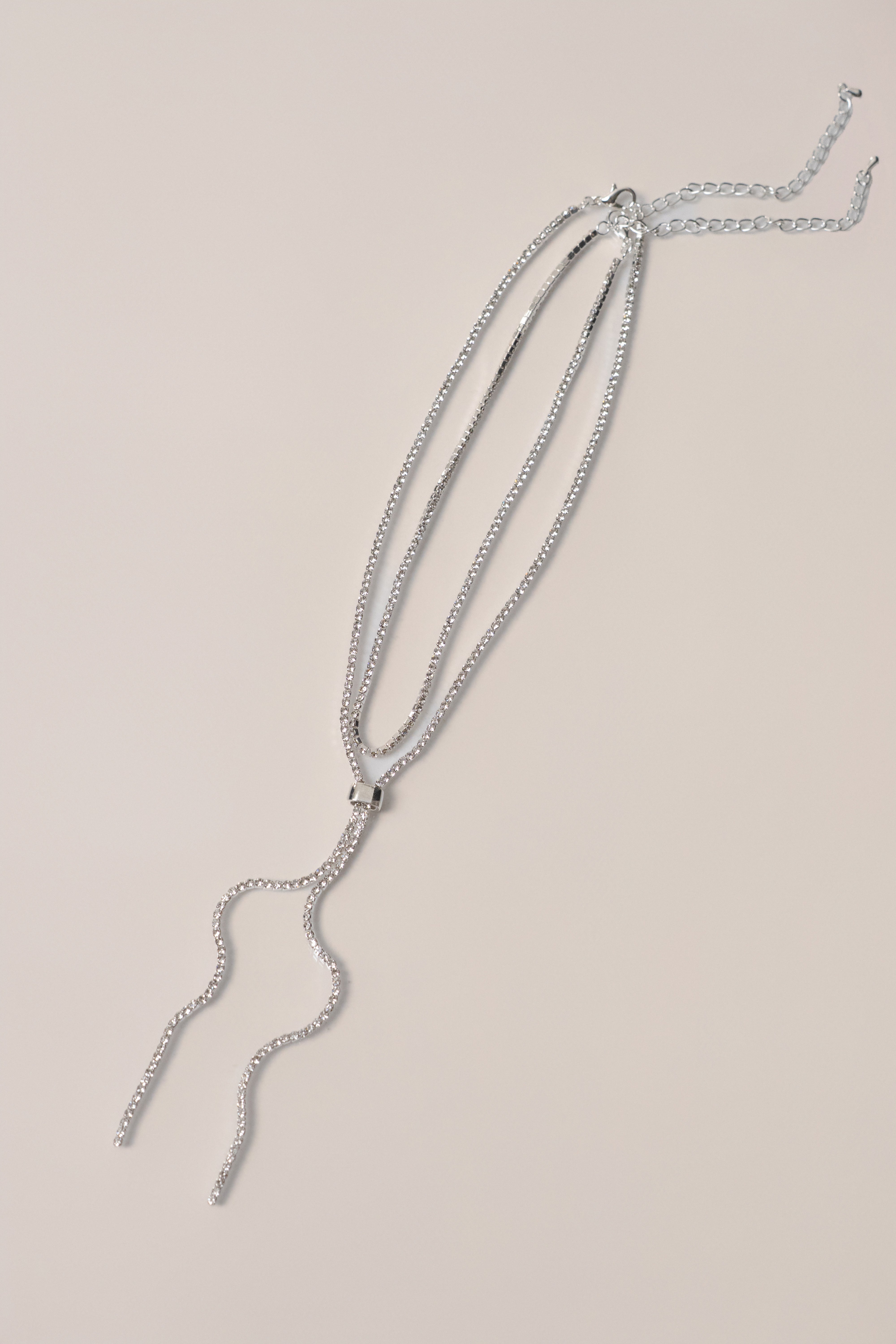 Silver  Arie Layered Necklace