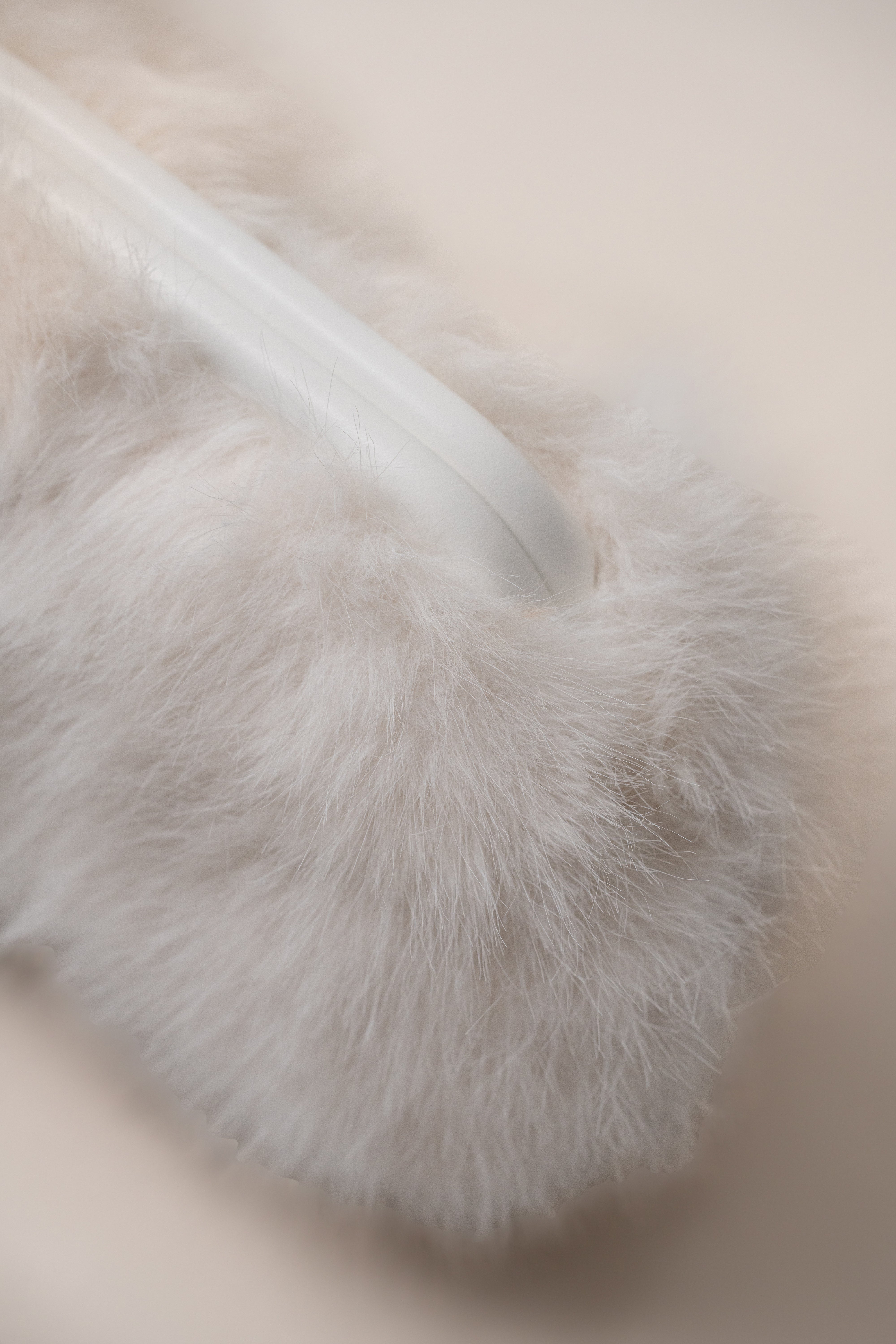 Ivory Cloud Clutch Bag