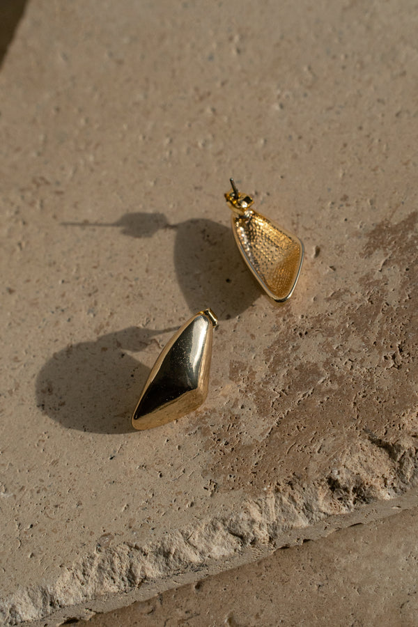 Gold Aya Earrings - JLUXLABEL