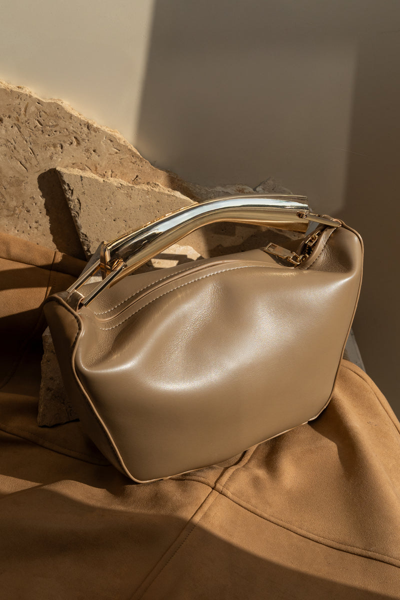 Khaki Going Out Handbag