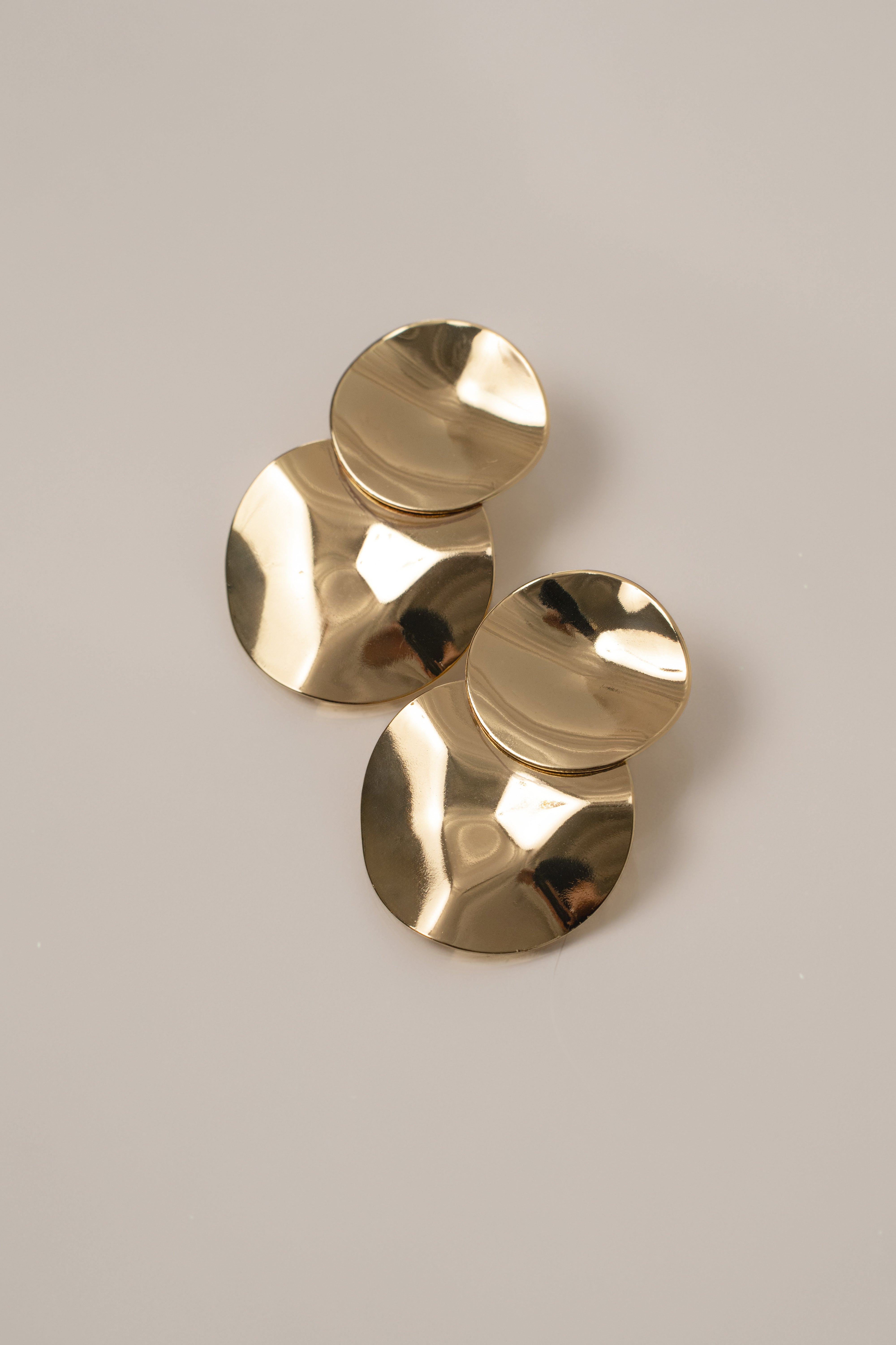 Gold Tanya Dangle Earrings - JLUXLABEL