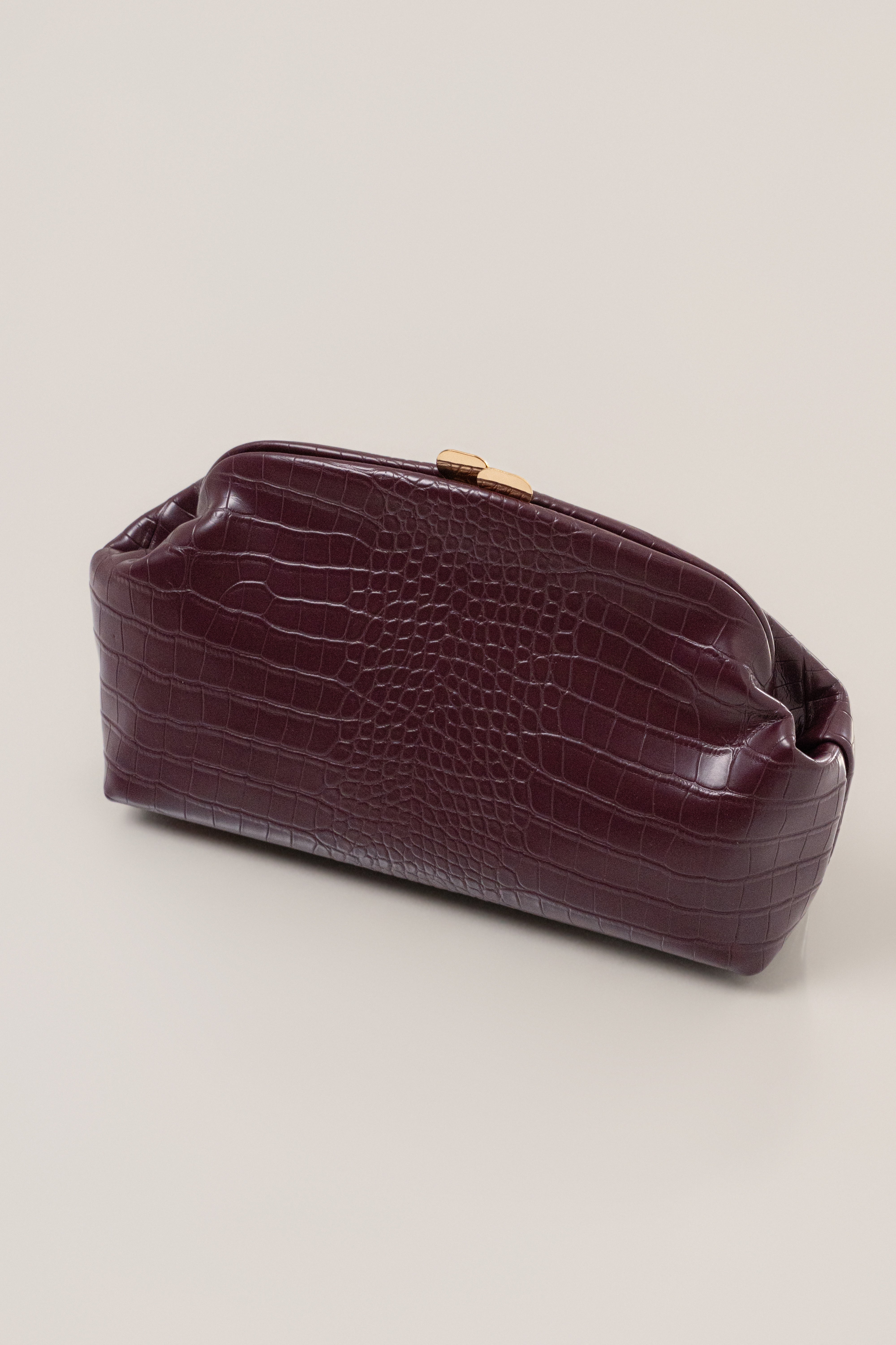 Burgundy Lola Clutch Bag - JLUXLABEL