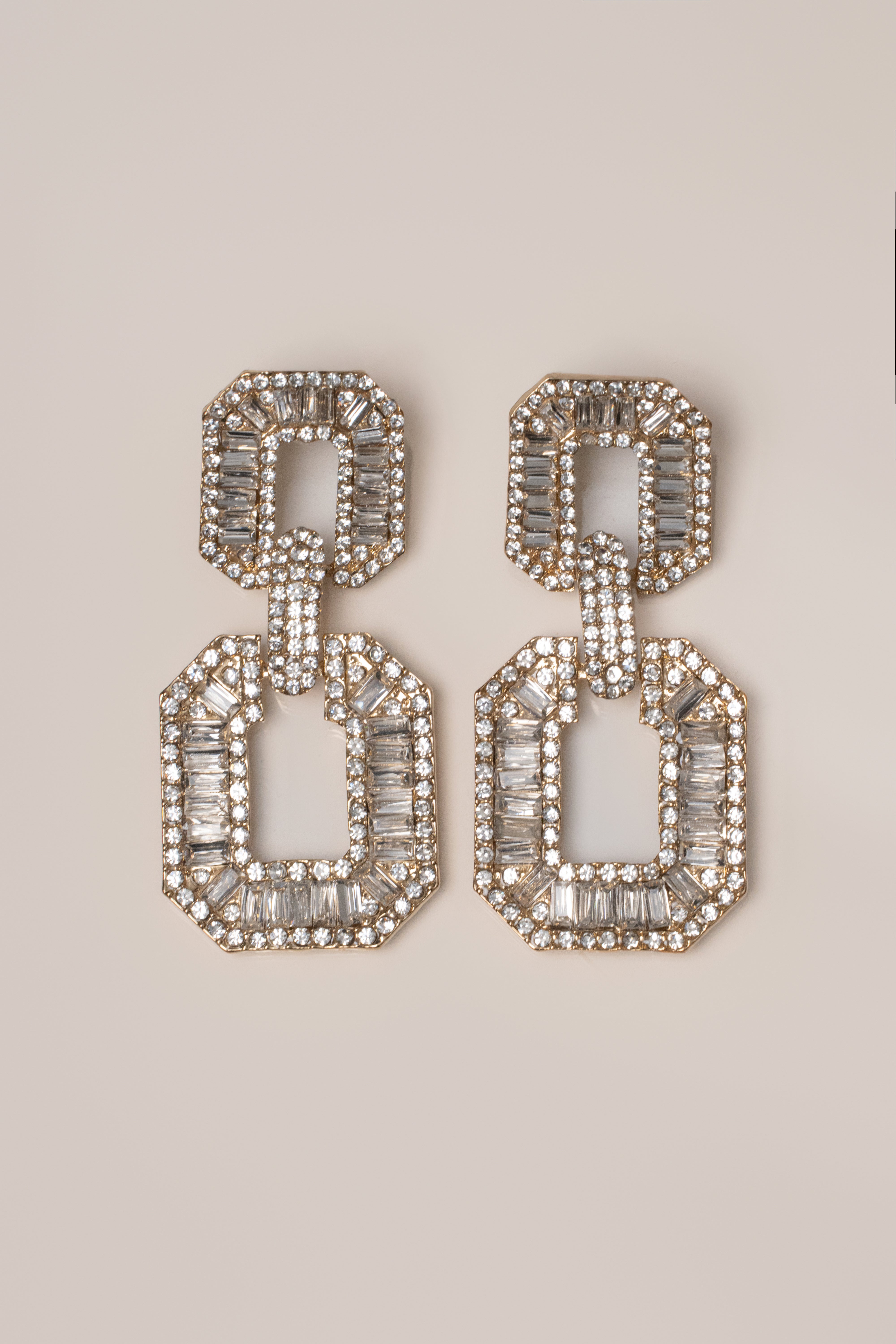 Gold Gleam Connection Earrings