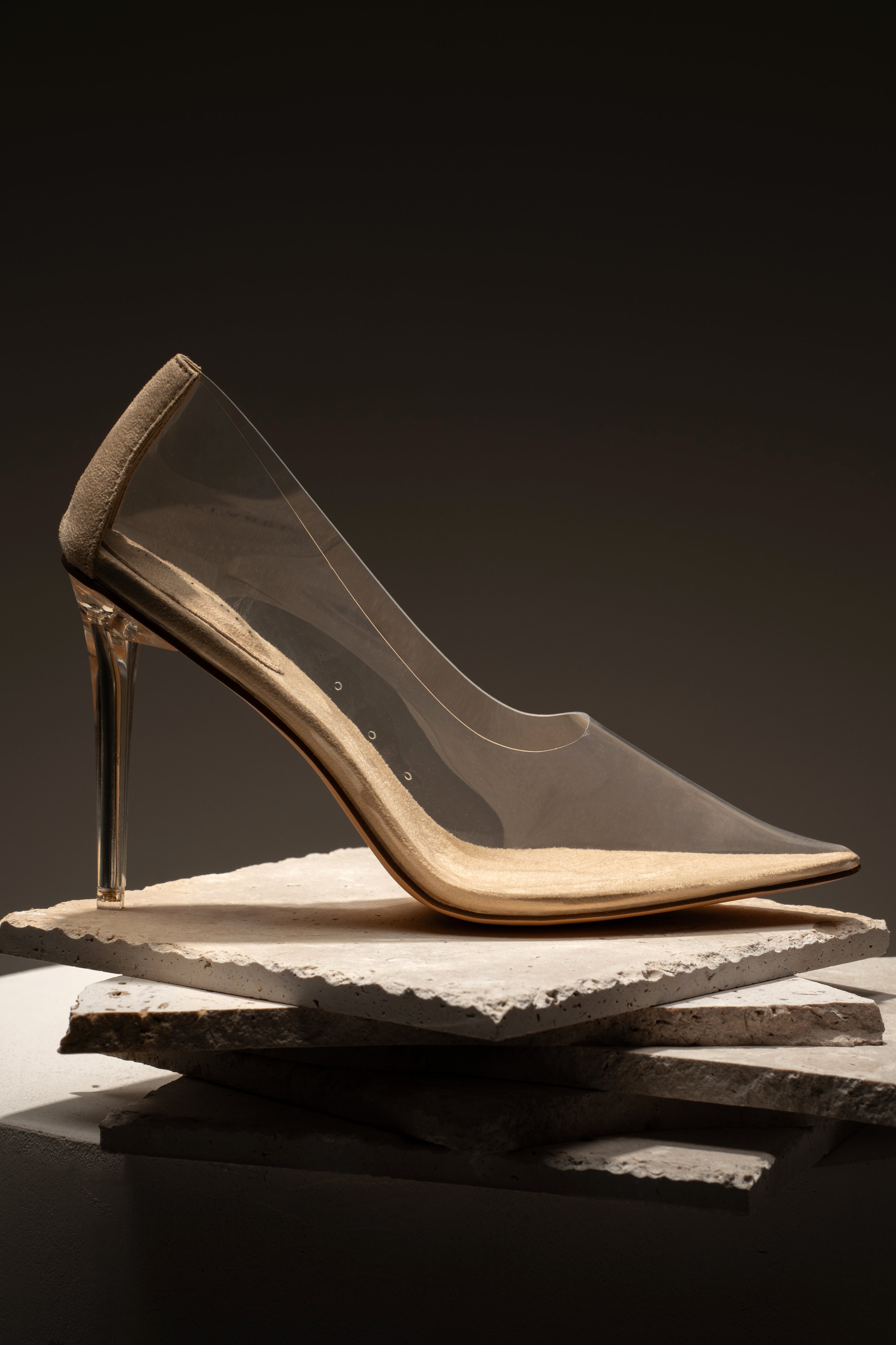 Glass Doll Clear Pumps - JLUXLABEL