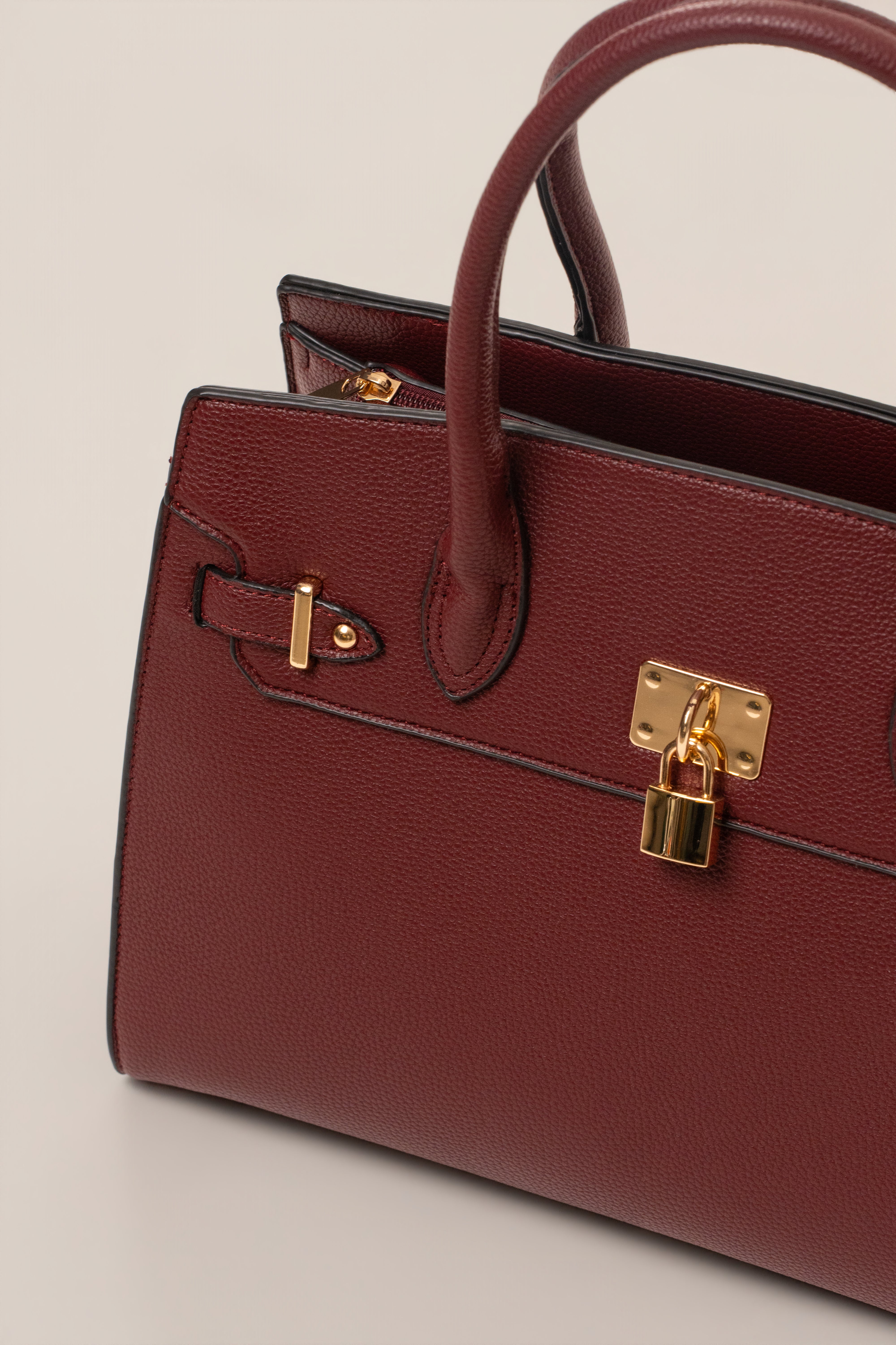 Burgundy Alva Handbag - JLUXLABEL