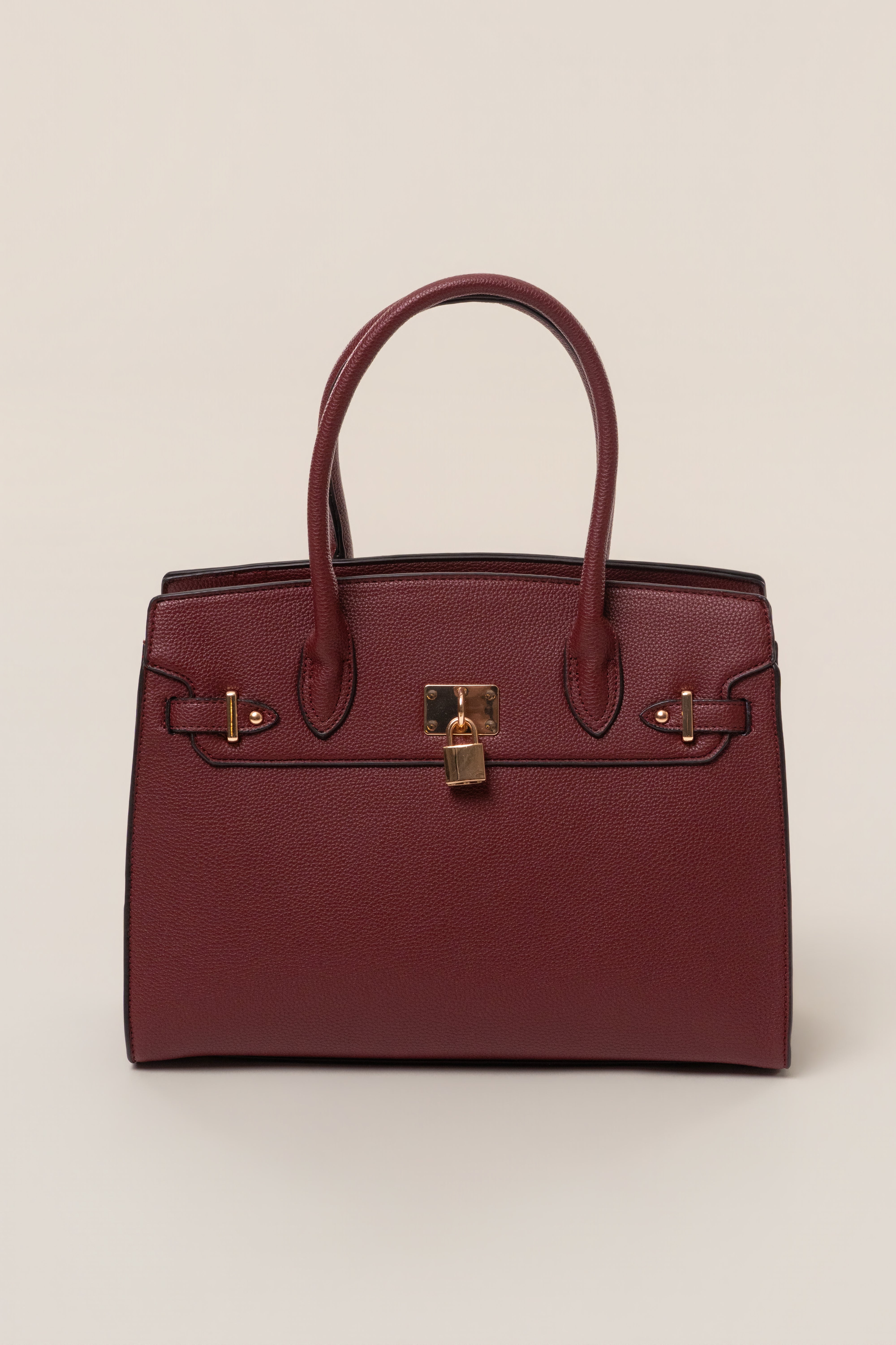 Burgundy Alva Handbag - JLUXLABEL