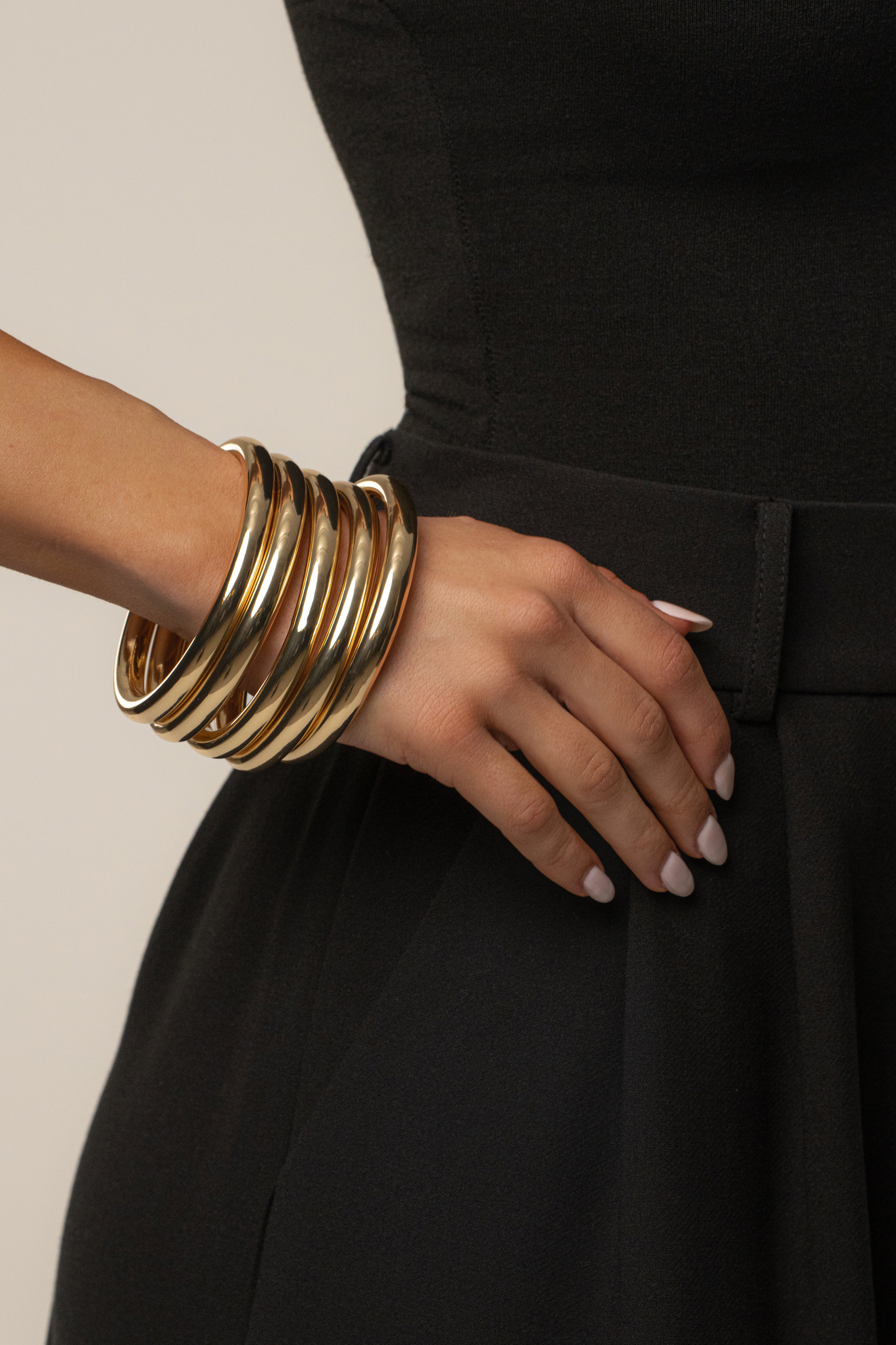 Gold  Heirloom Bracelet Set - JLUXLABEL