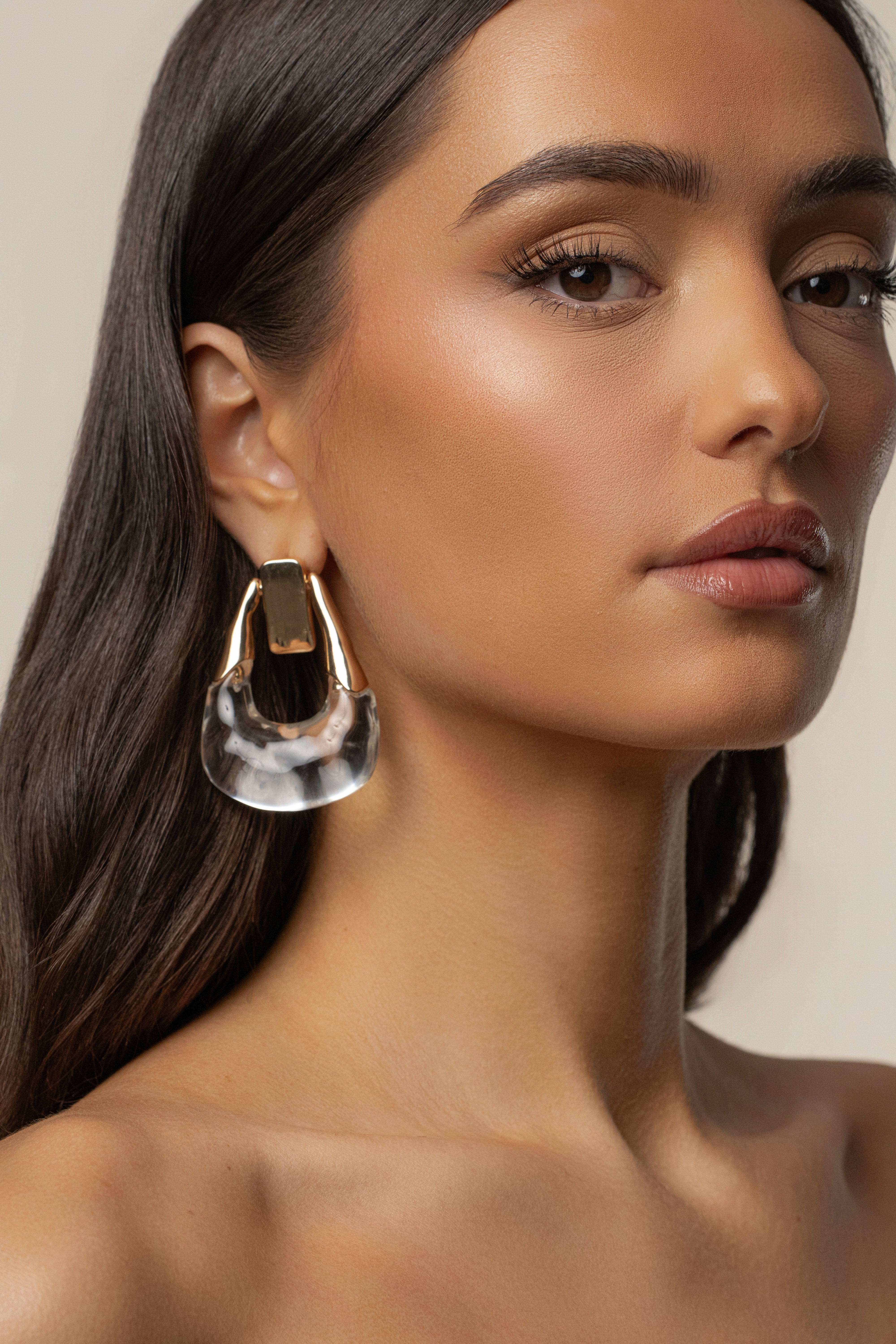 Gold  Marcela Earrings - JLUXLABEL