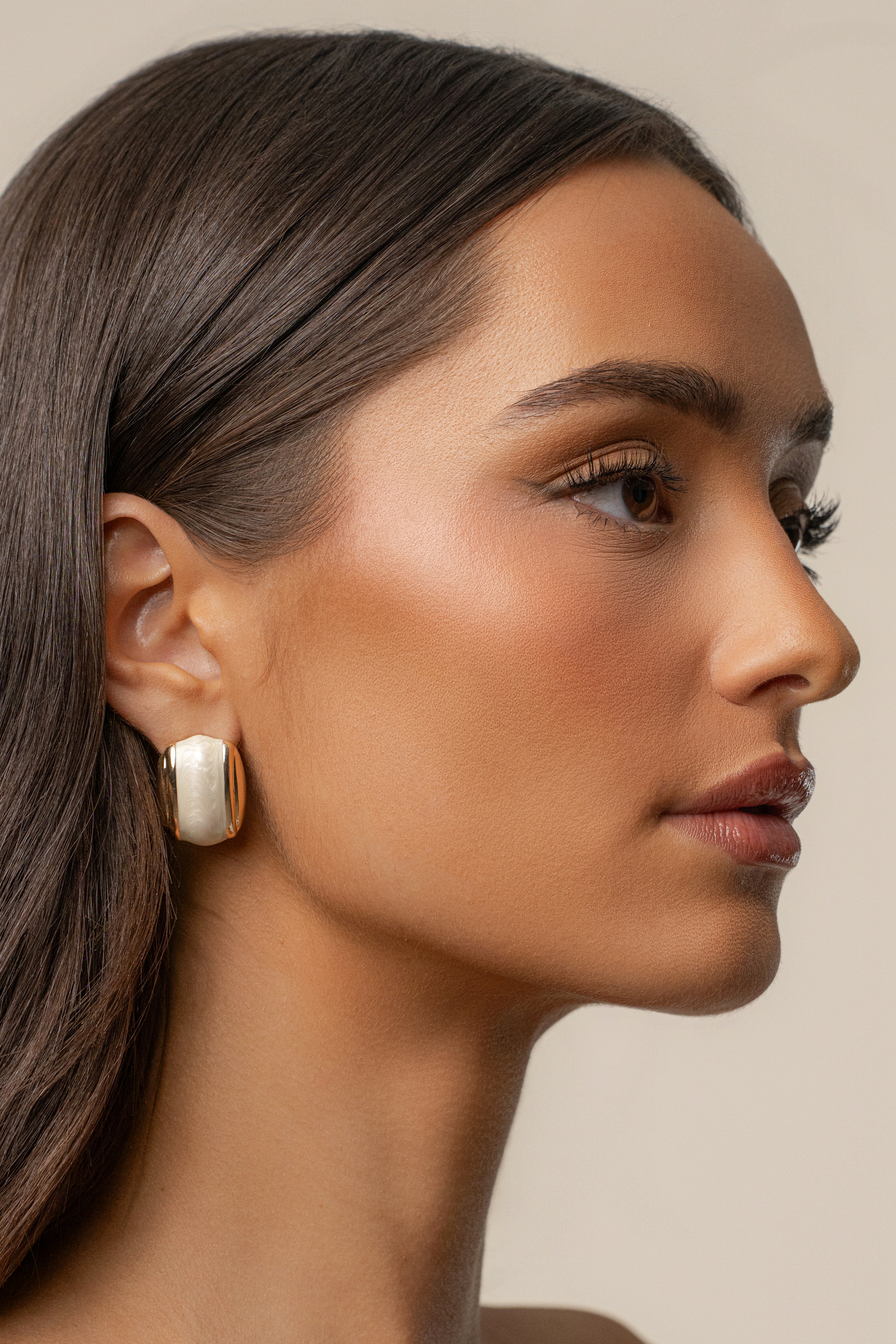 Gold Capri Glow Earrings - JLUXLABEL