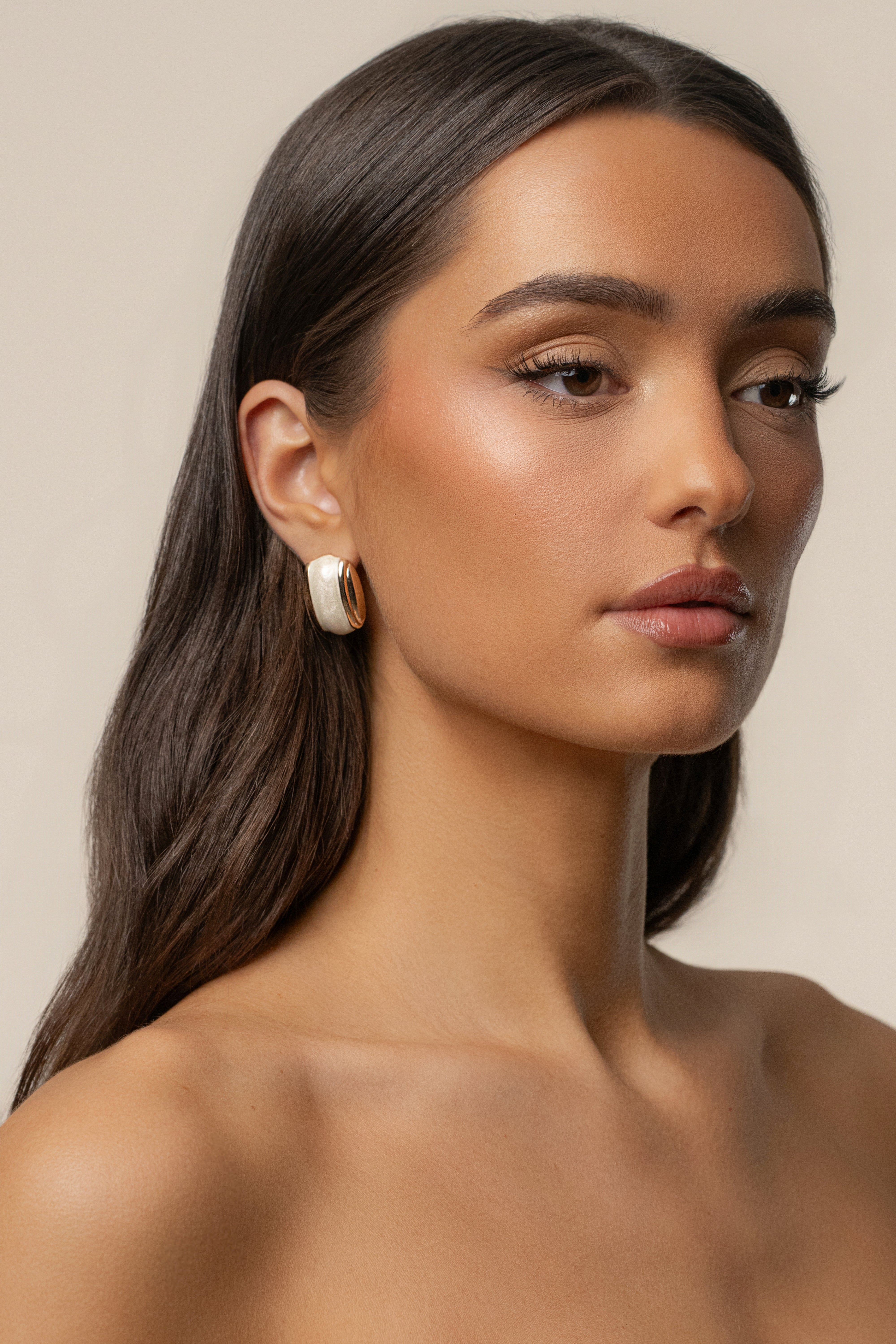Gold Capri Glow Earrings - JLUXLABEL