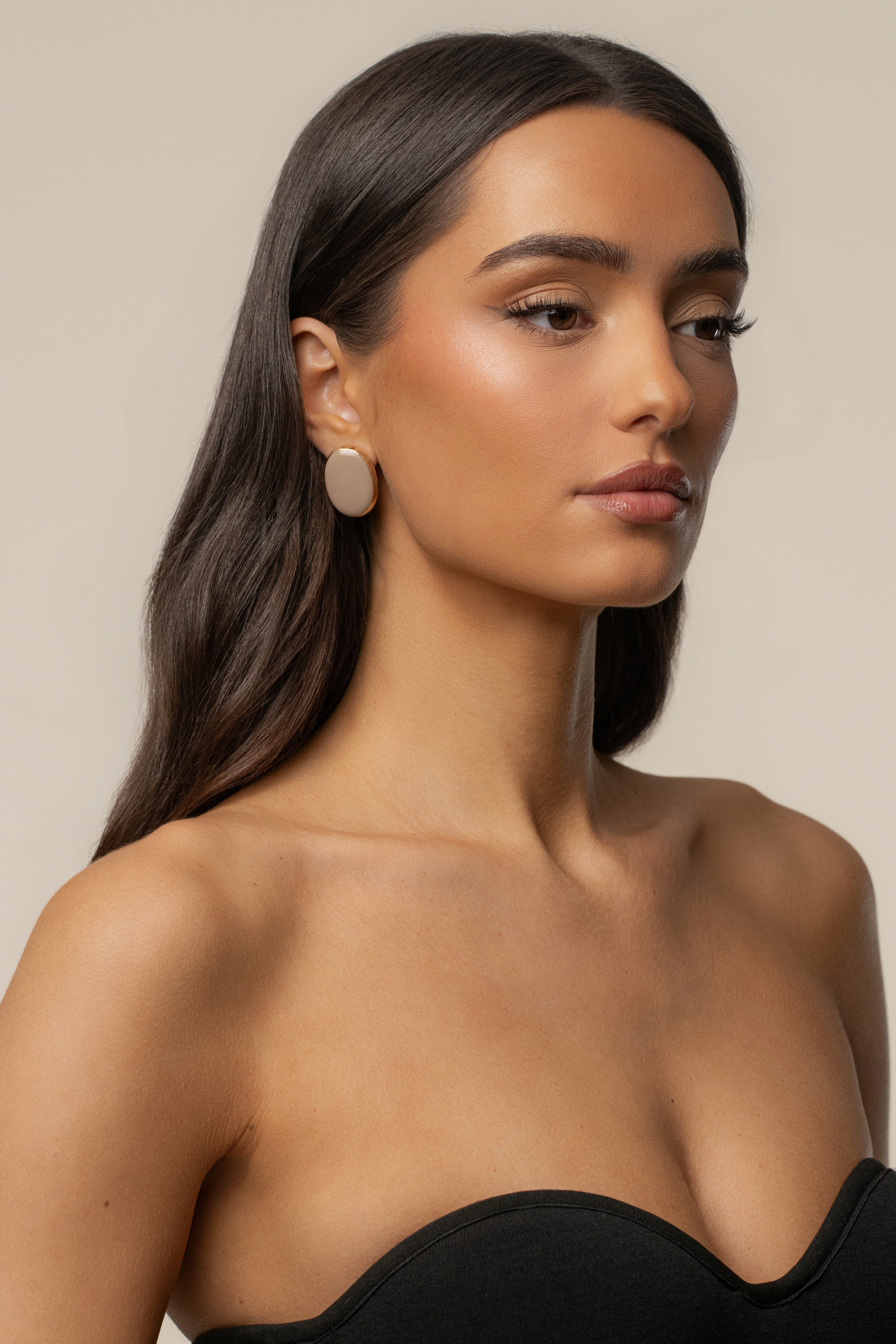 Gold  Sand Dunes Stud Earrings - JLUXLABEL