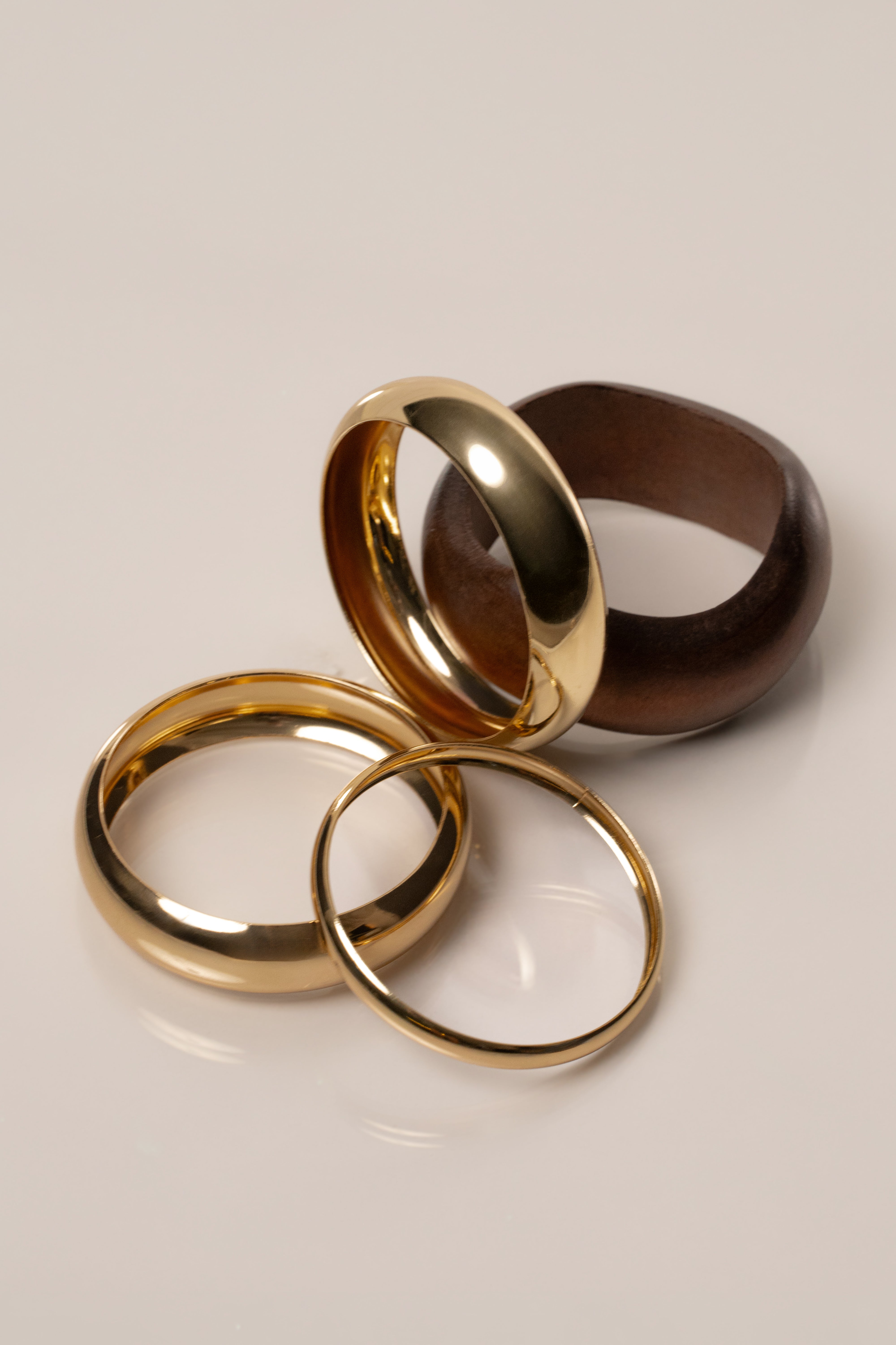 Gold Mirae Bracelet Set - JLUXLABEL