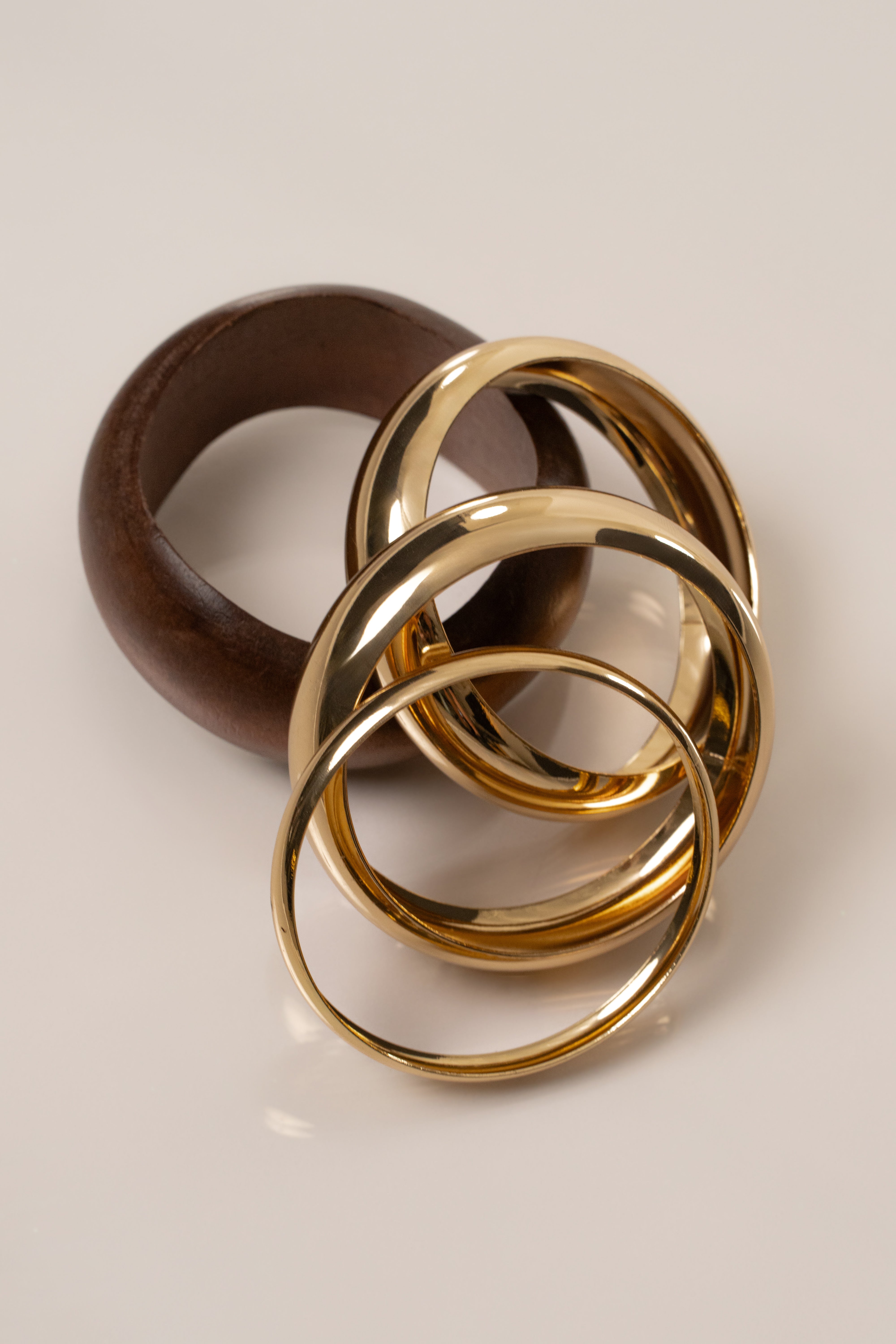 Gold Mirae Bracelet Set - JLUXLABEL