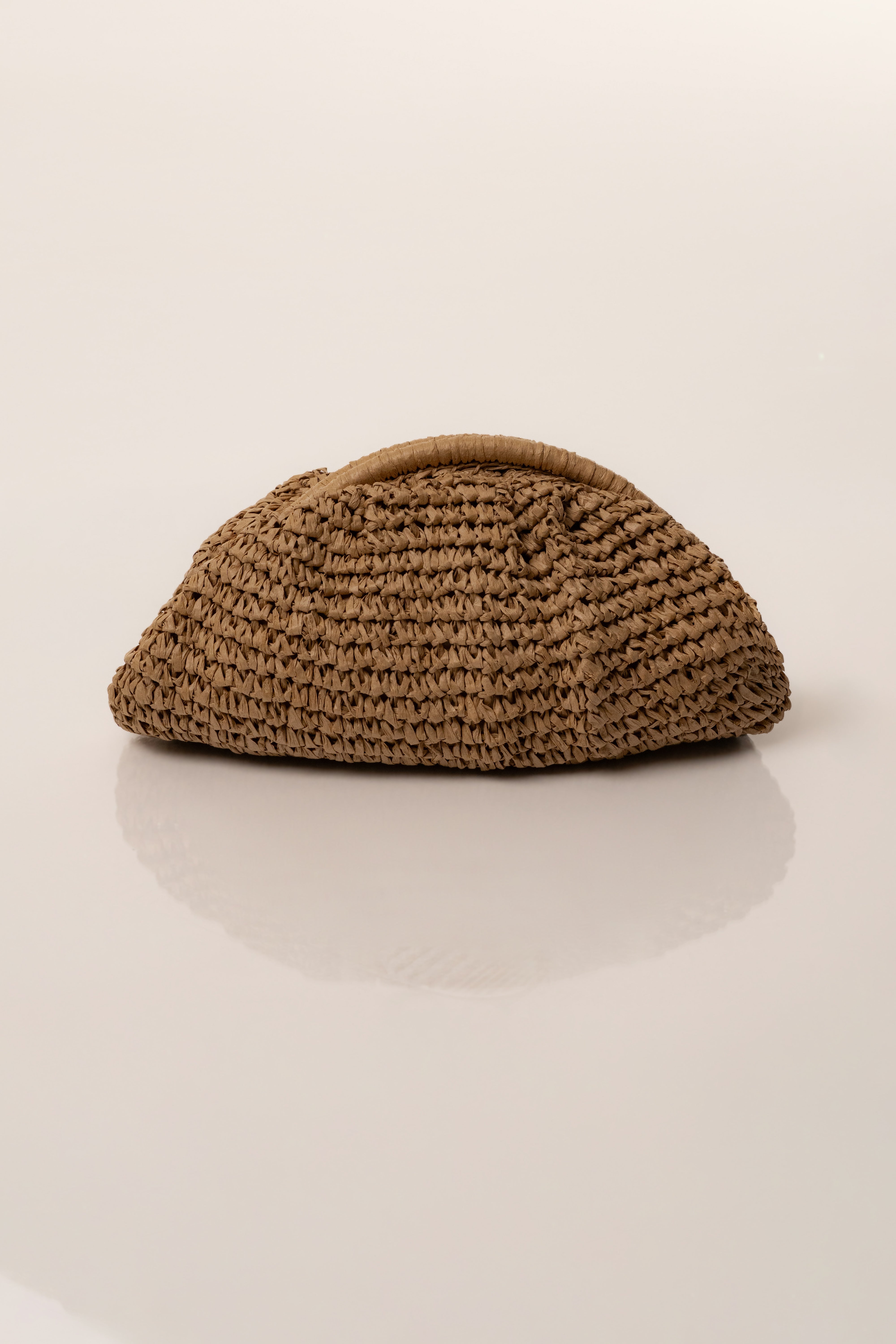 Beige Luna Straw Crossbody Bag - JLUXLABEL