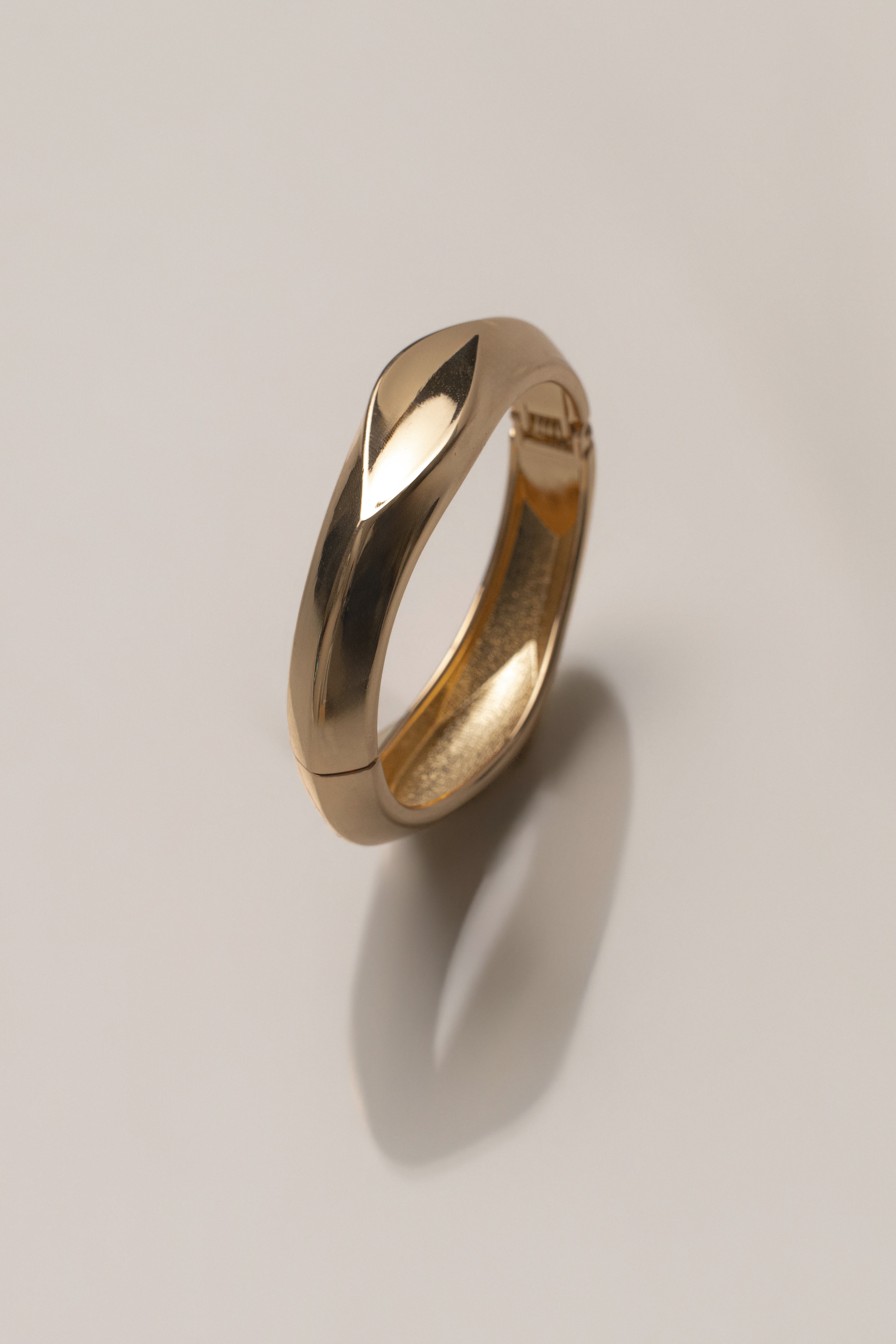 Gold Daniela Hinge Bracelet - JLUXLABEL