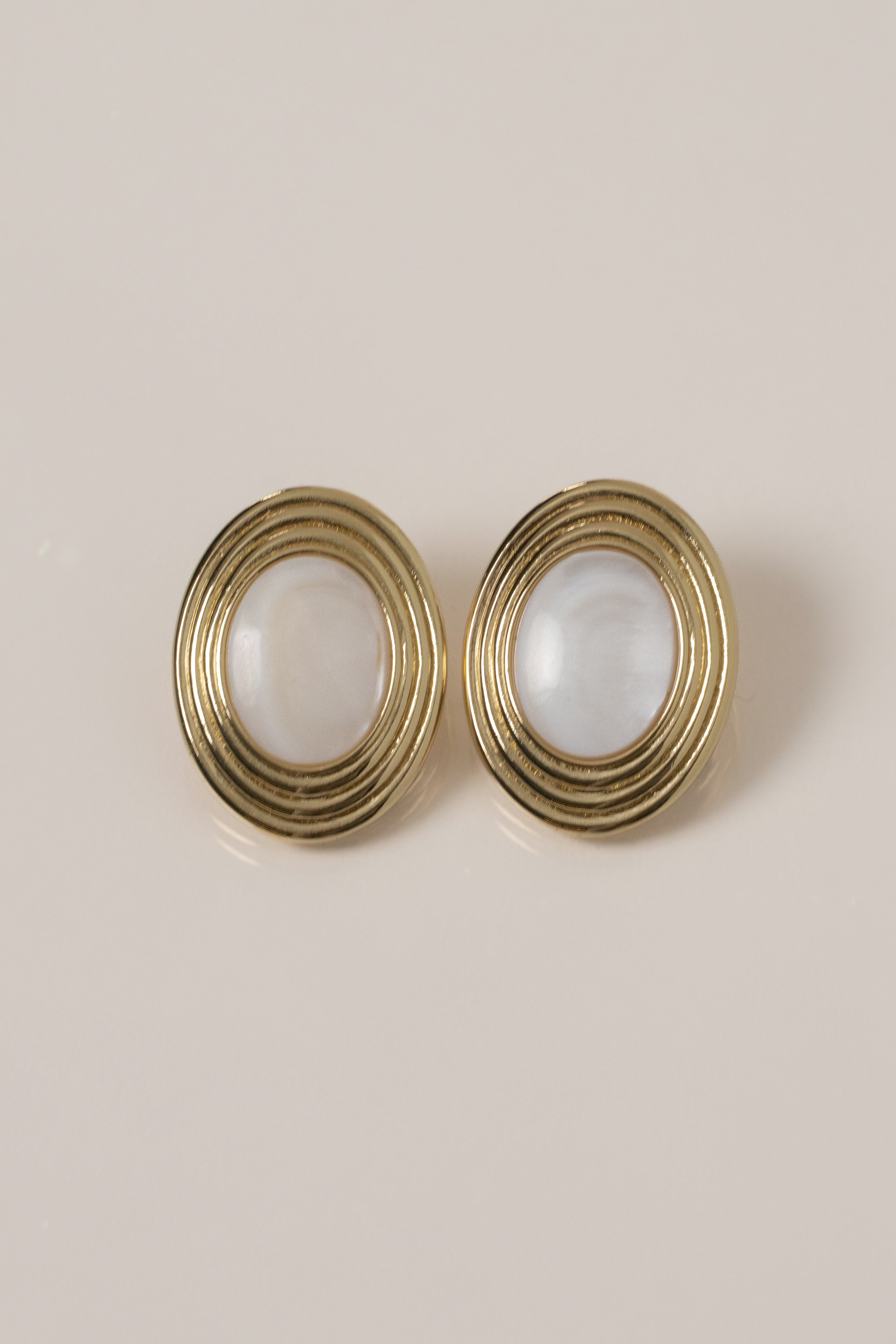 Gold Imperial Pearl Earrings - JLUXLABEL