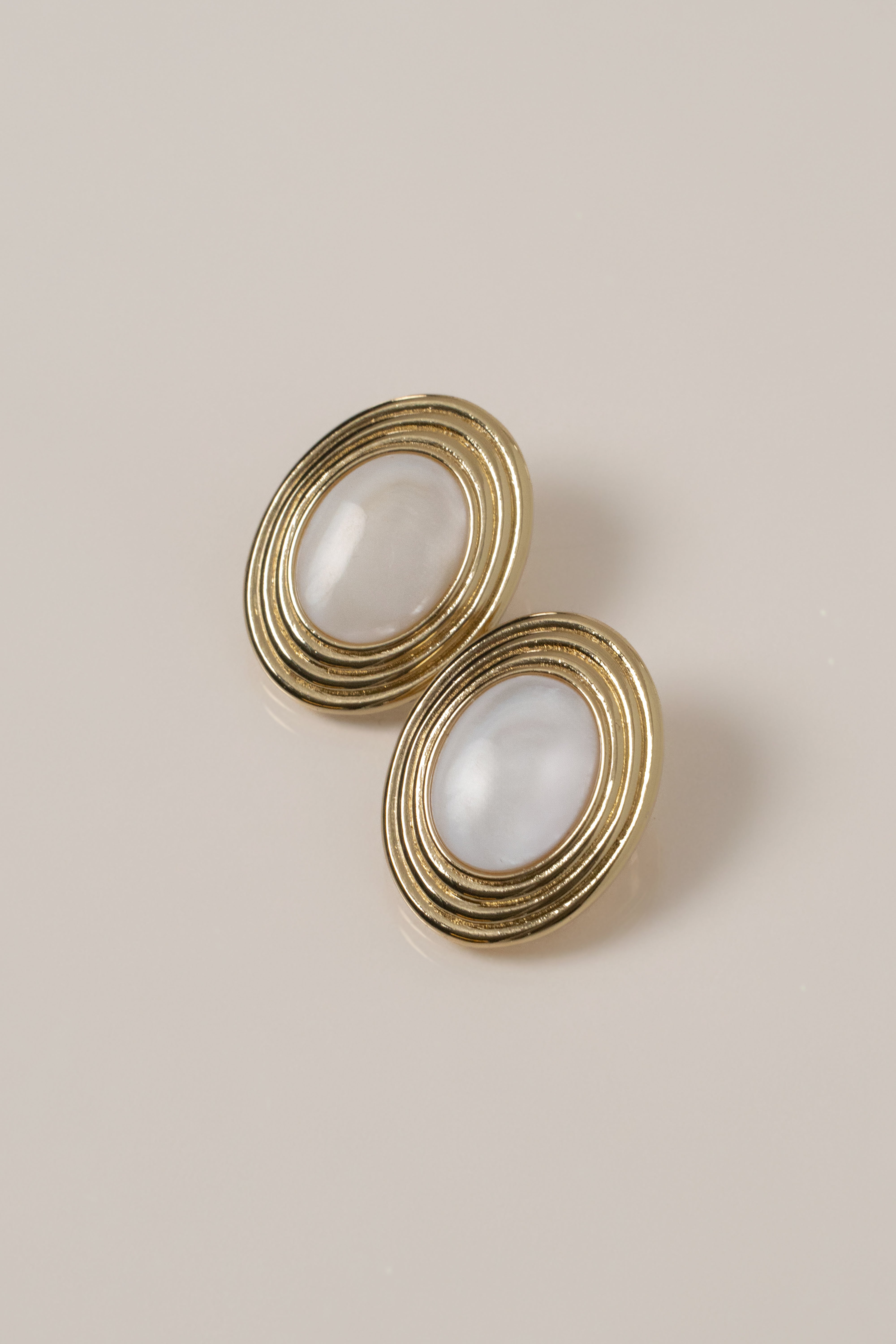 Gold Imperial Pearl Earrings - JLUXLABEL