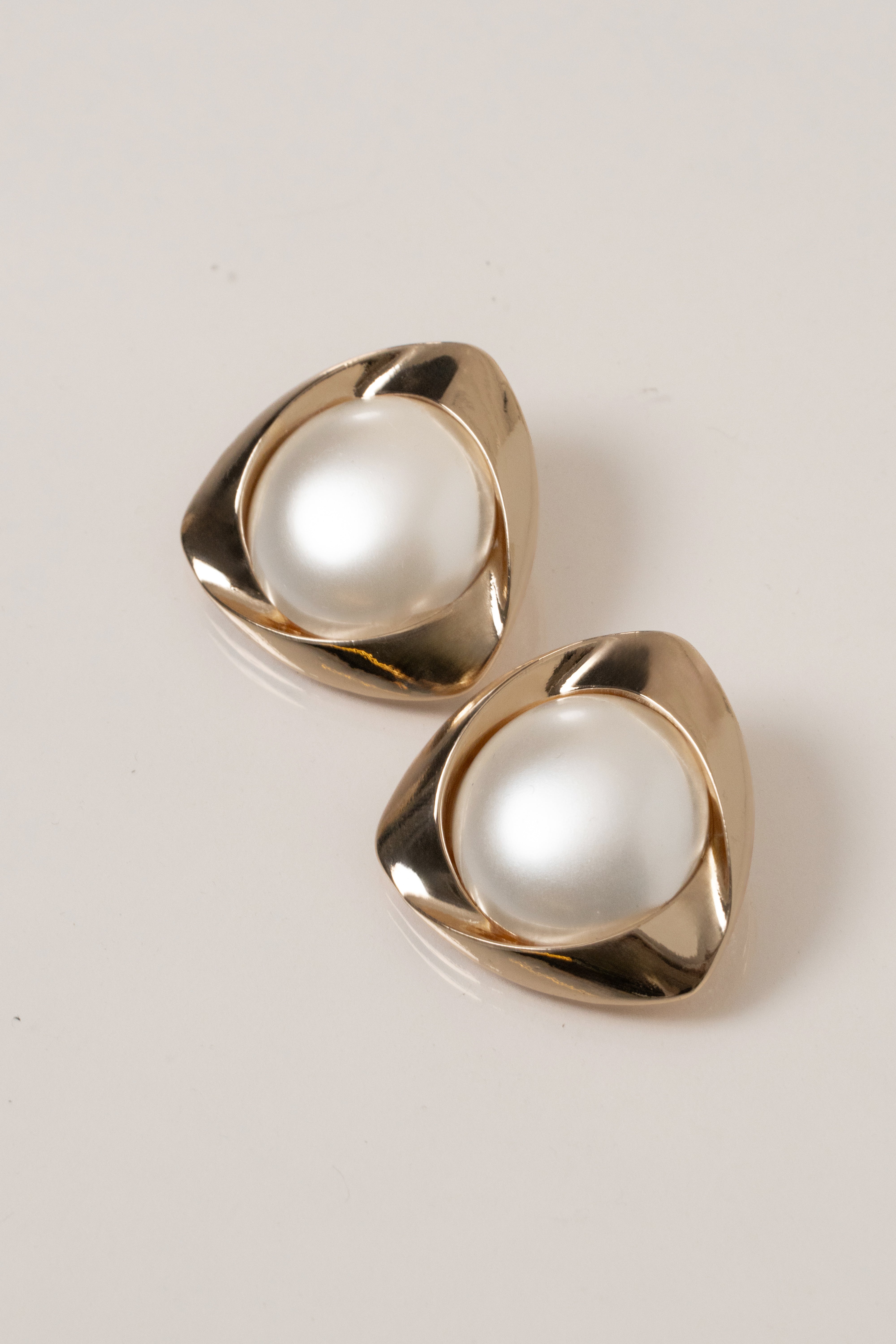 Gold Mendoza earrings from JLUXLABEL, jewelry accessories featuring elegant gold-tone design and intricate detailing.