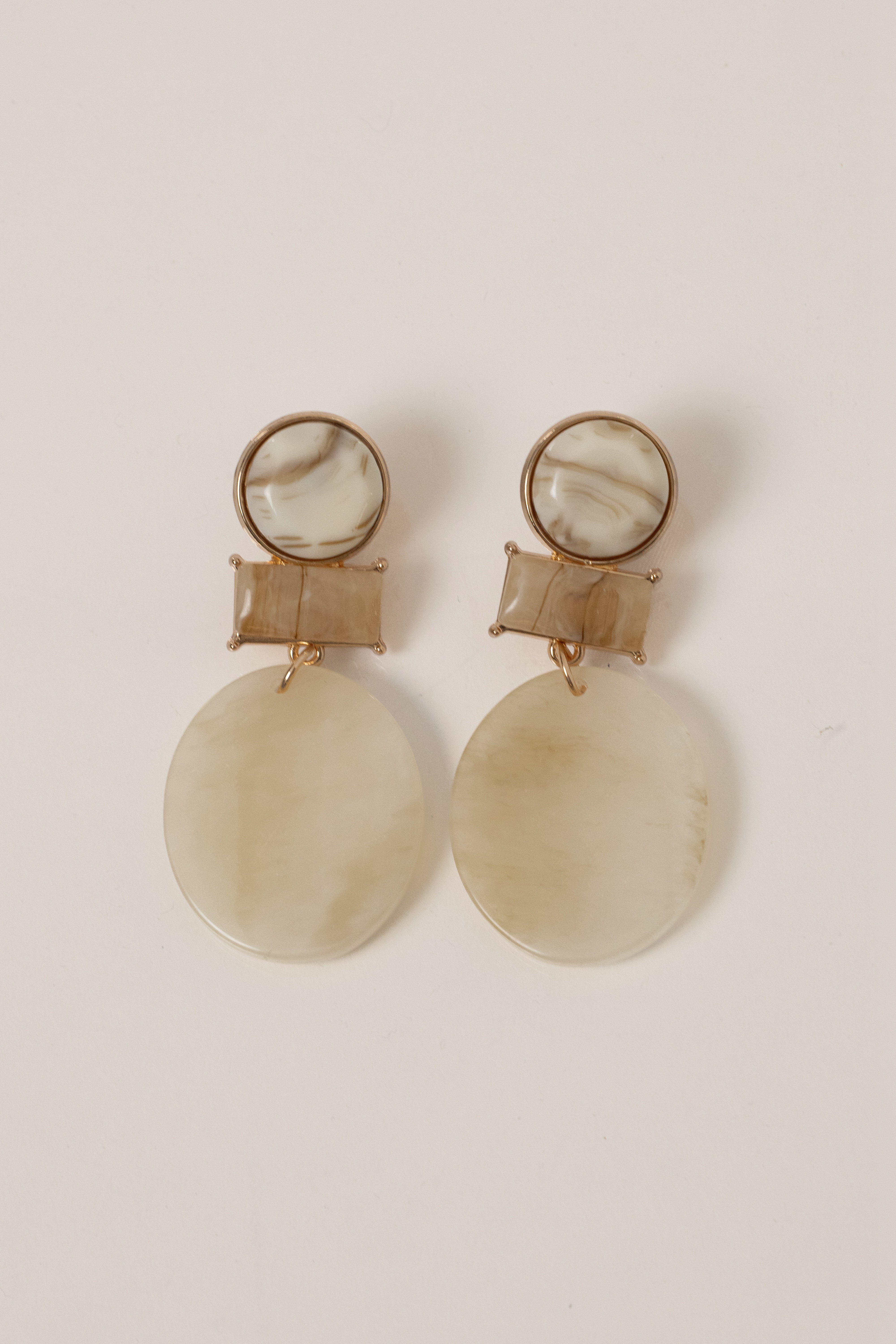 Gold  Escape Dangle Earrings - JLUXLABEL