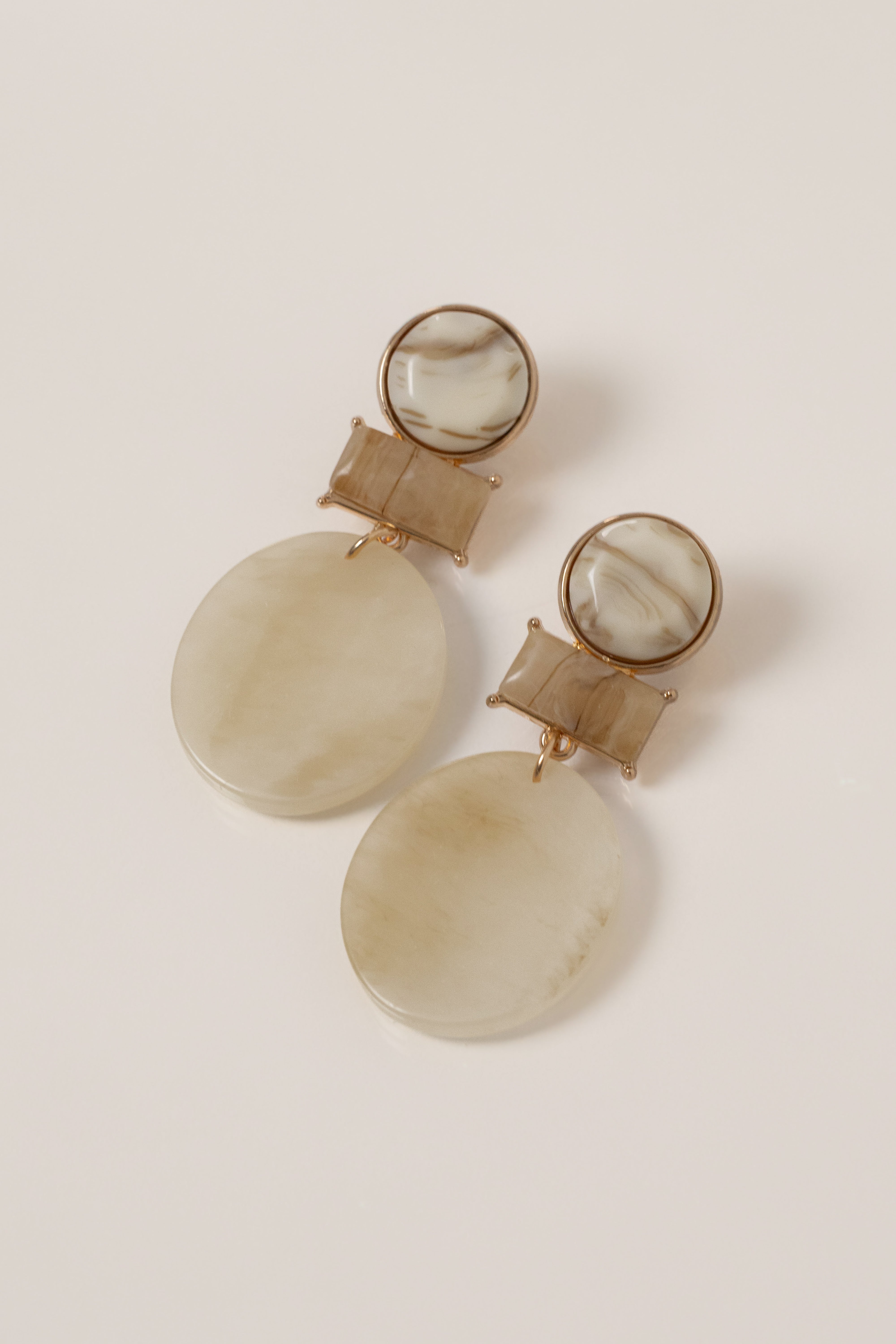 Gold  Escape Dangle Earrings - JLUXLABEL