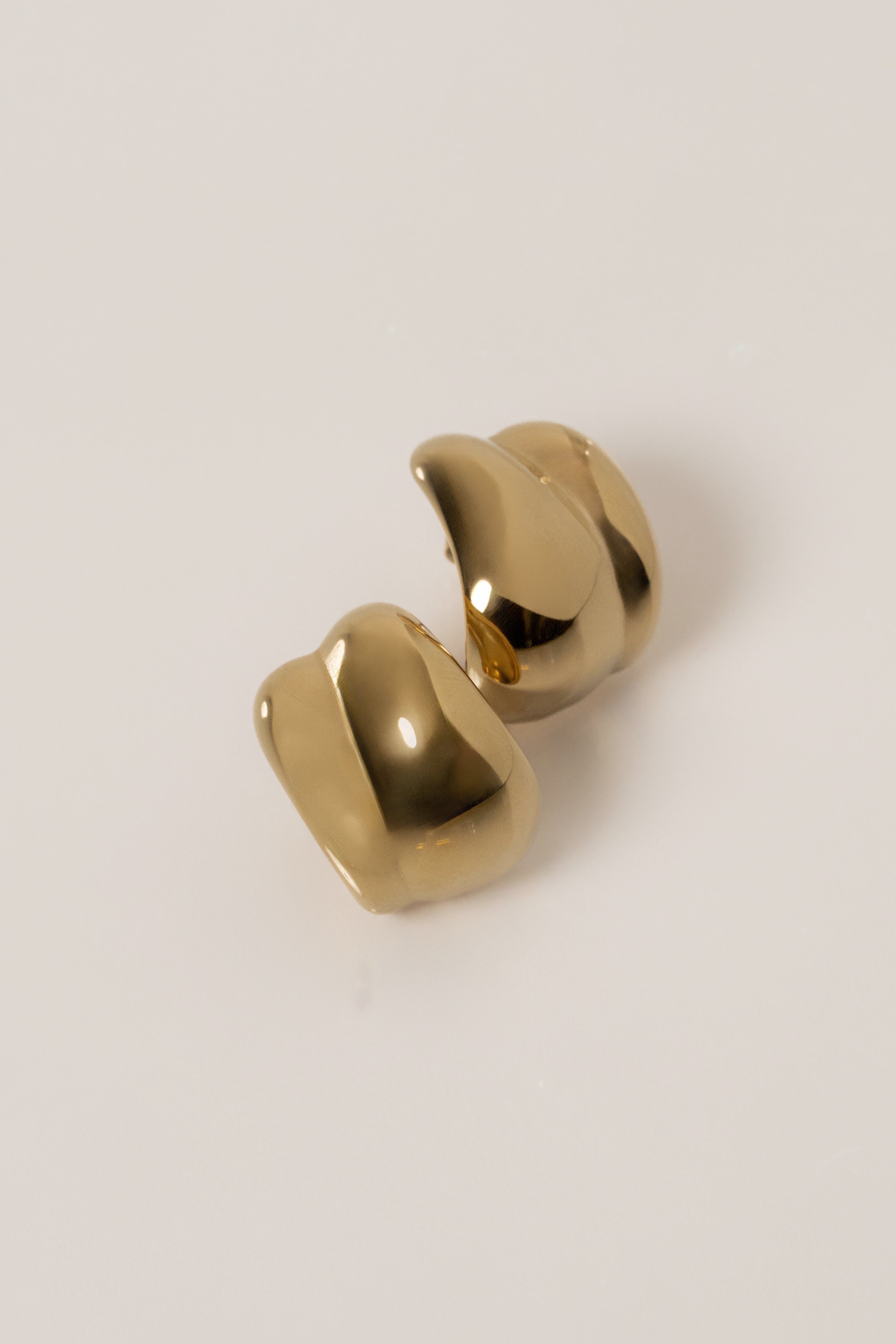 Gold Prestige Earrings - JLUXLABEL