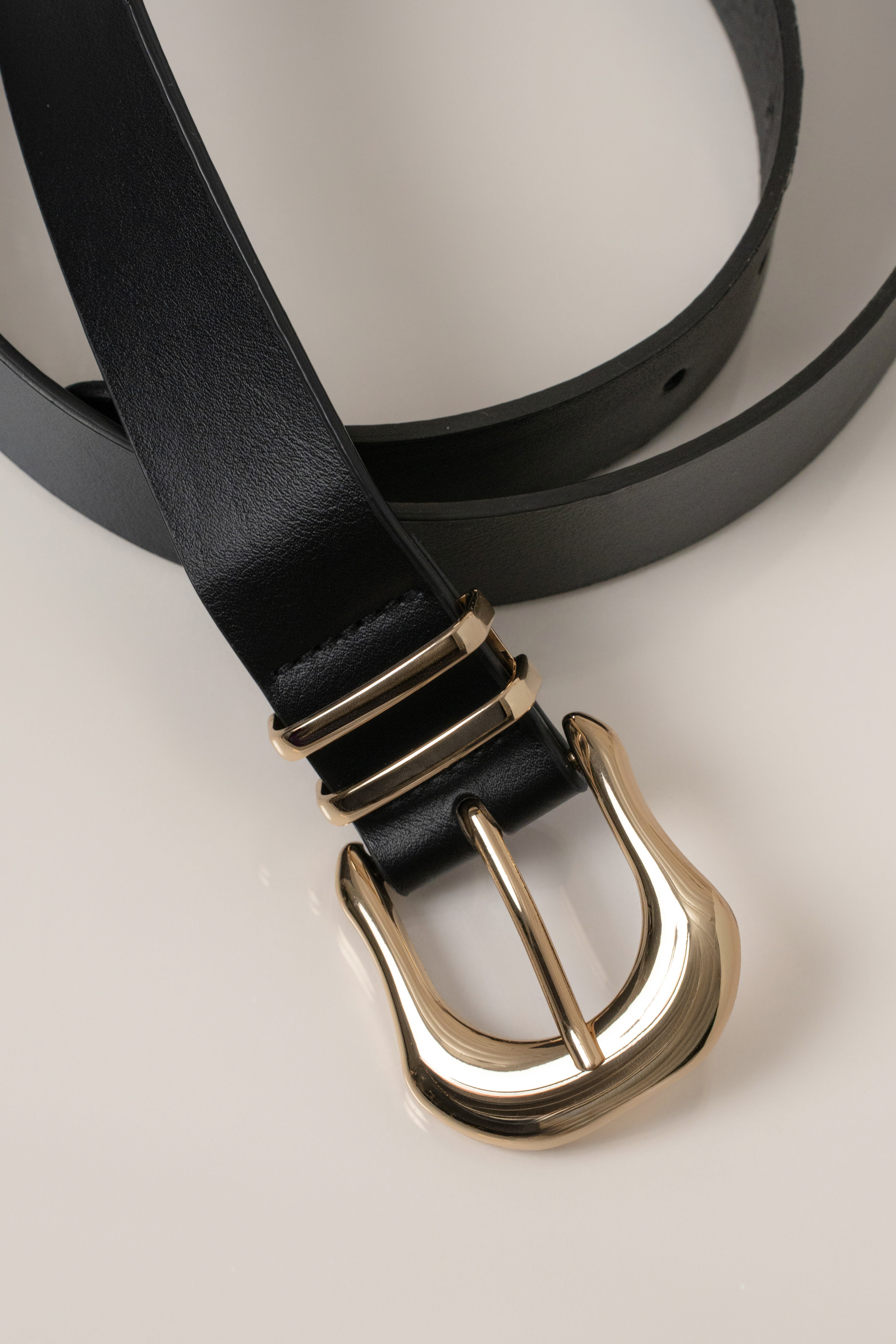 Black Dahlia Buckle Belt - JLUXLABEL