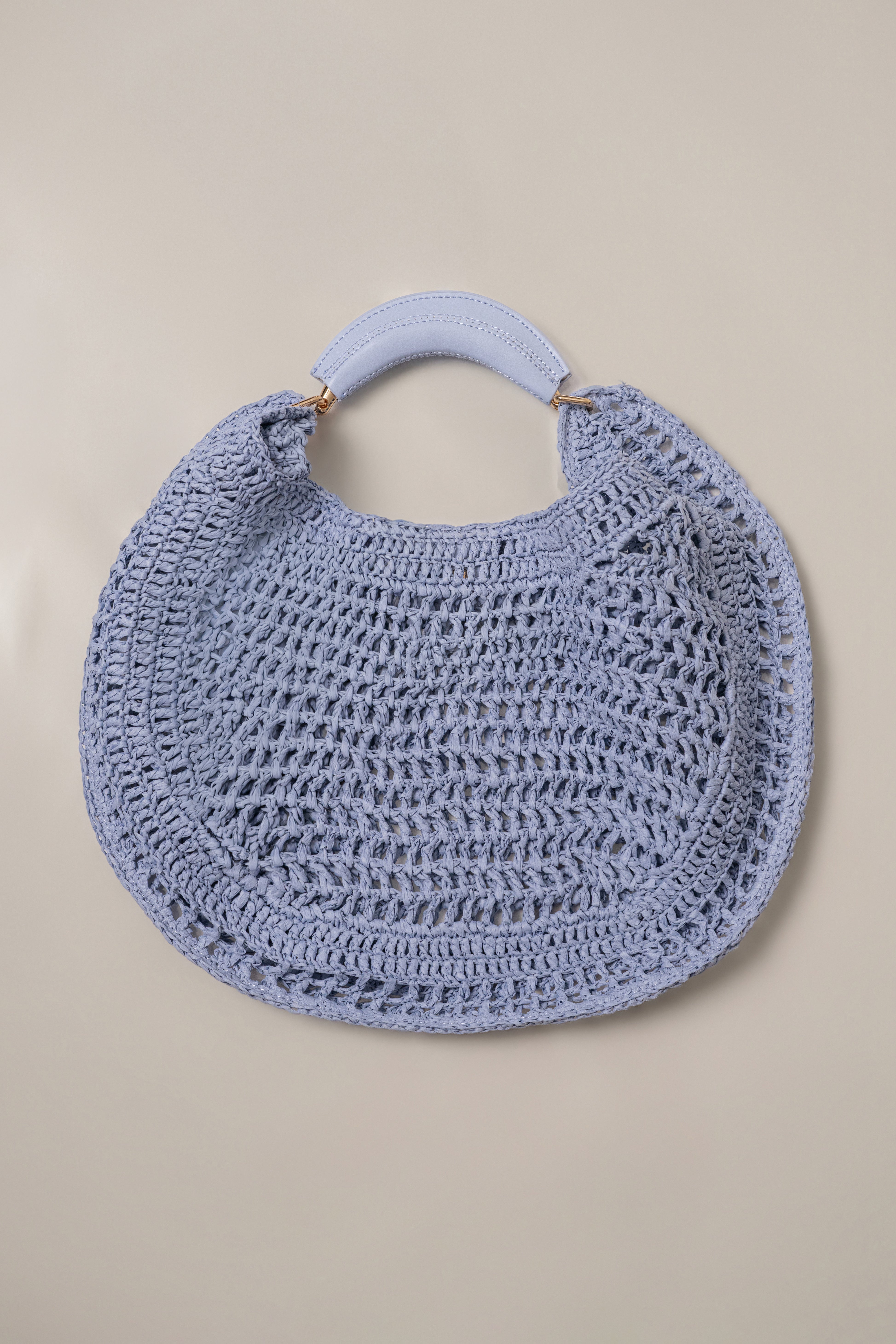 Periwinkle Seaside Woven Bag - JLUXLABEL