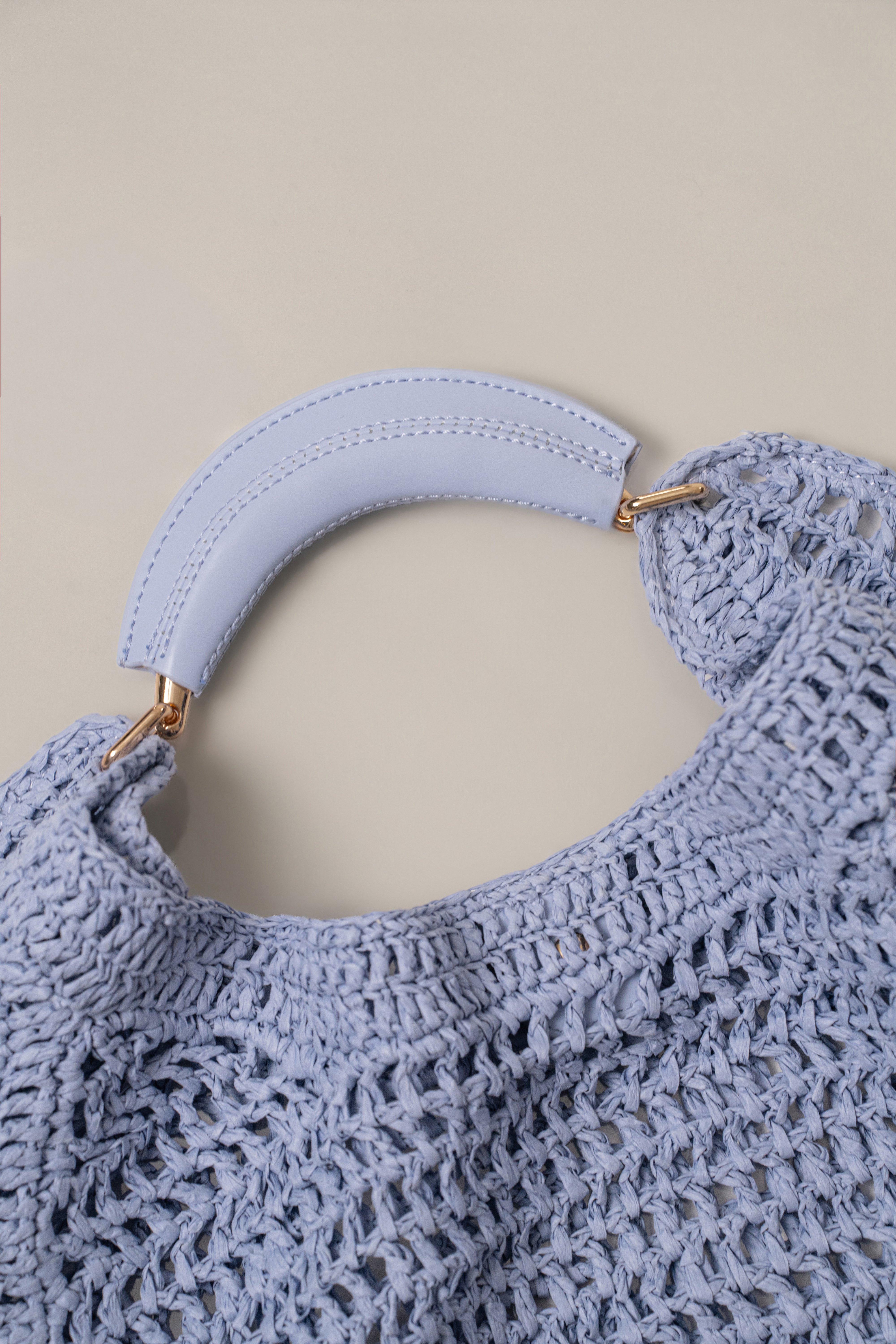 Periwinkle Seaside Woven Bag - JLUXLABEL