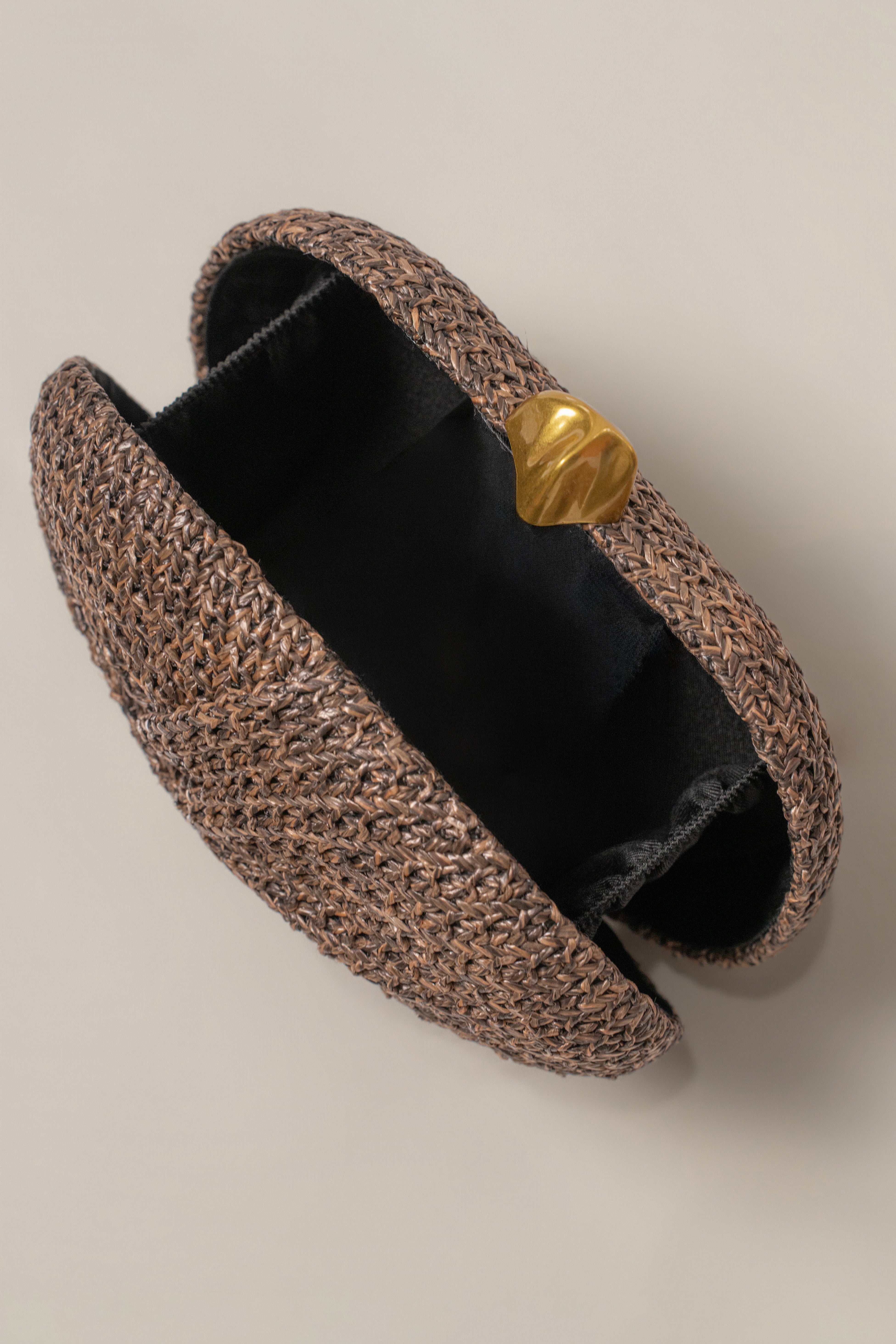 Brown Island Night Woven Bag - JLUXLABEL