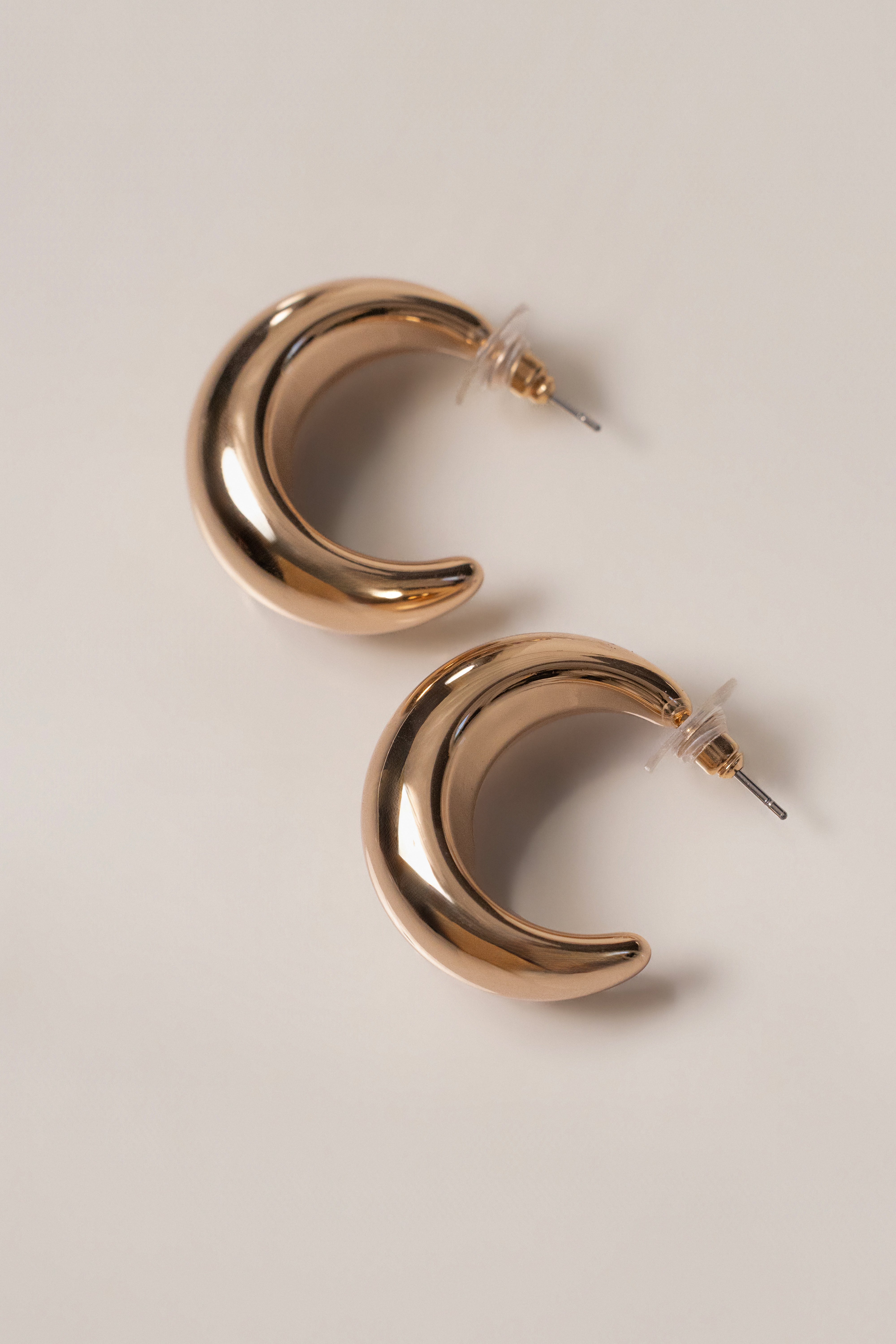 Gold Elise Mini Hoop Earrings - JLUXLABEL