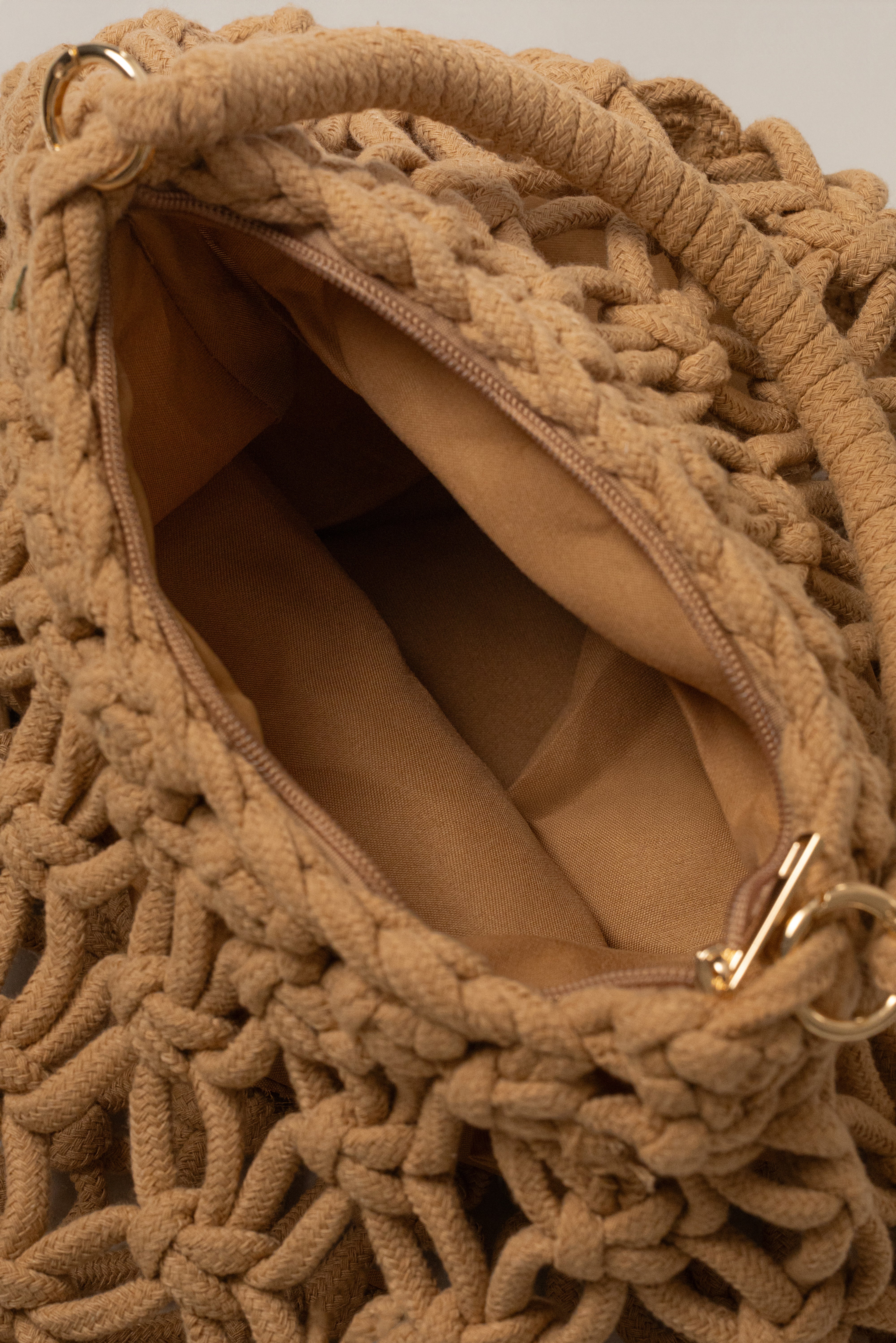Beige Warm Waters Woven Bag - JLUXLABEL